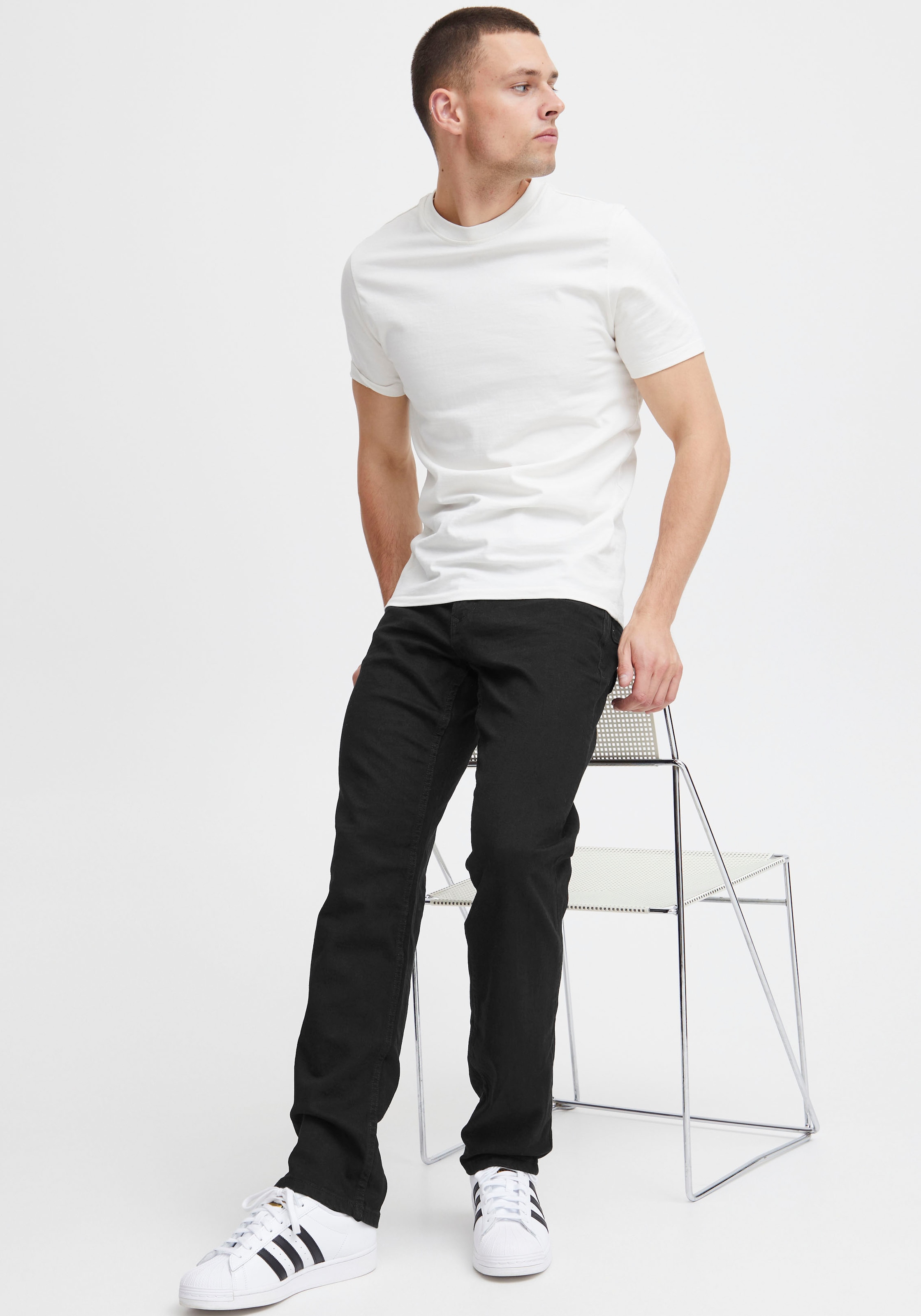 Blend Regular-fit-Jeans »BL-Rock fit« Baumwollmischung mit Elasthan, Regular Fit, elastisches Denim
