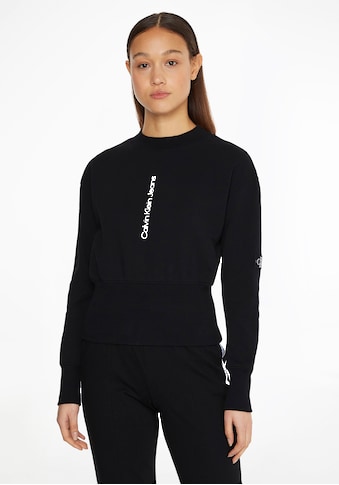 Calvin Klein Jeans Sweatshirt »FADED LOGO CREWNECK«, mit breitem Bündchenund Logobadge... kaufen