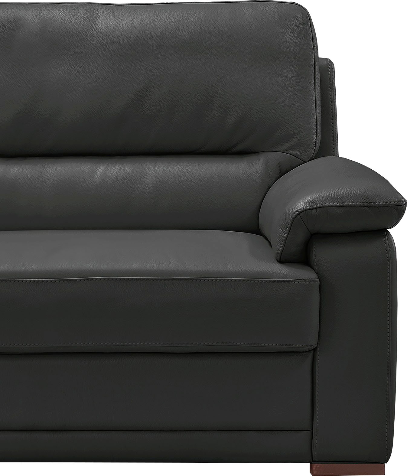 Egoitaliano 2,5-Sitzer »Doris, modernes Designersofa, Ledersofa mit erstklassiger Sitzqualität«, edle Detailverarbeitung, perfekte Polsterung, aus hochwertigem Leder