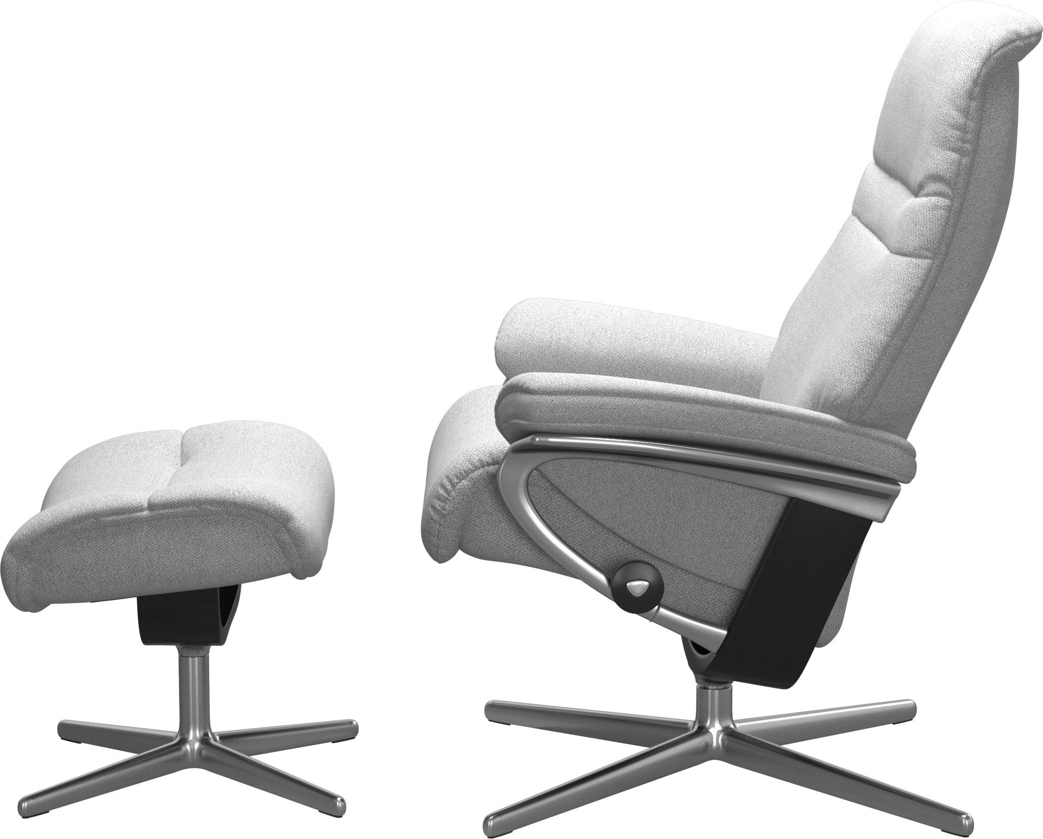 Stressless® Fußhocker »Sunrise«, mit Cross Base, Größe S, M & L, Holzakzent Schwarz