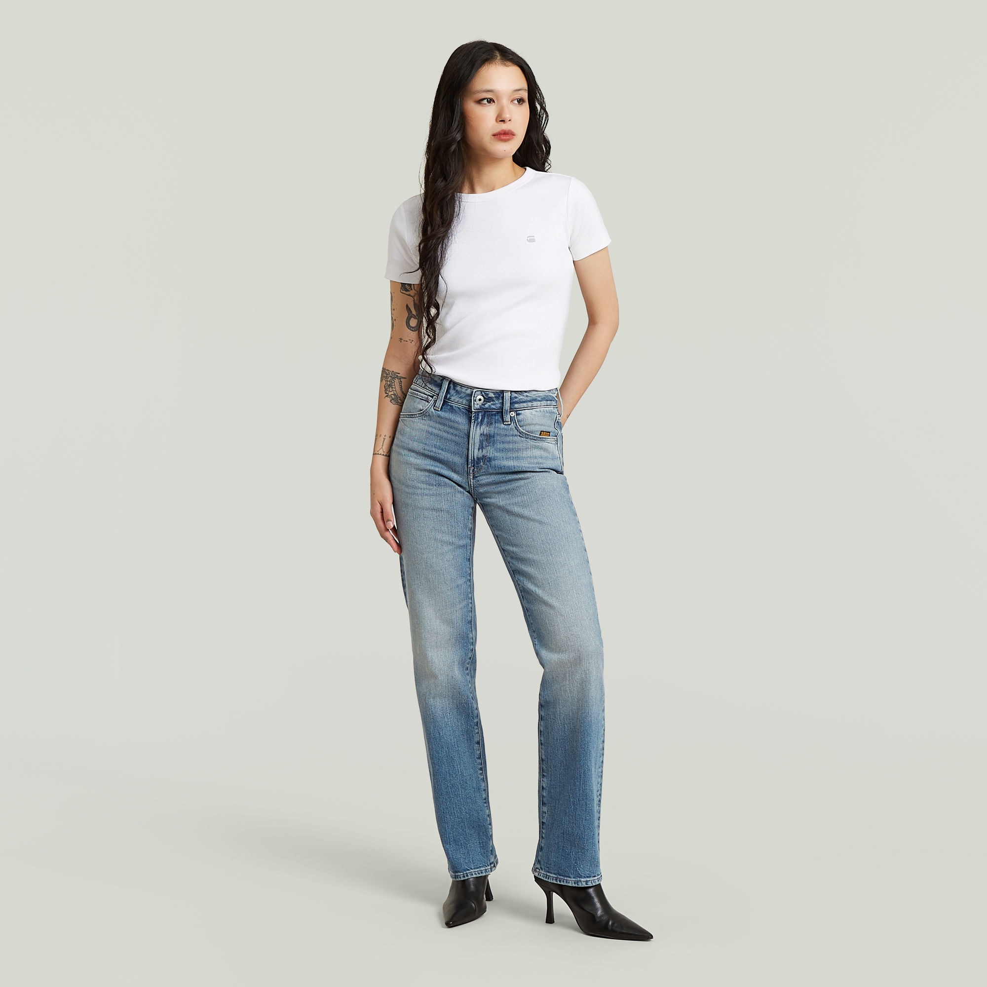 G-STAR 5-Pocket-Jeans »G-Straight Wmn« im Straight Fit