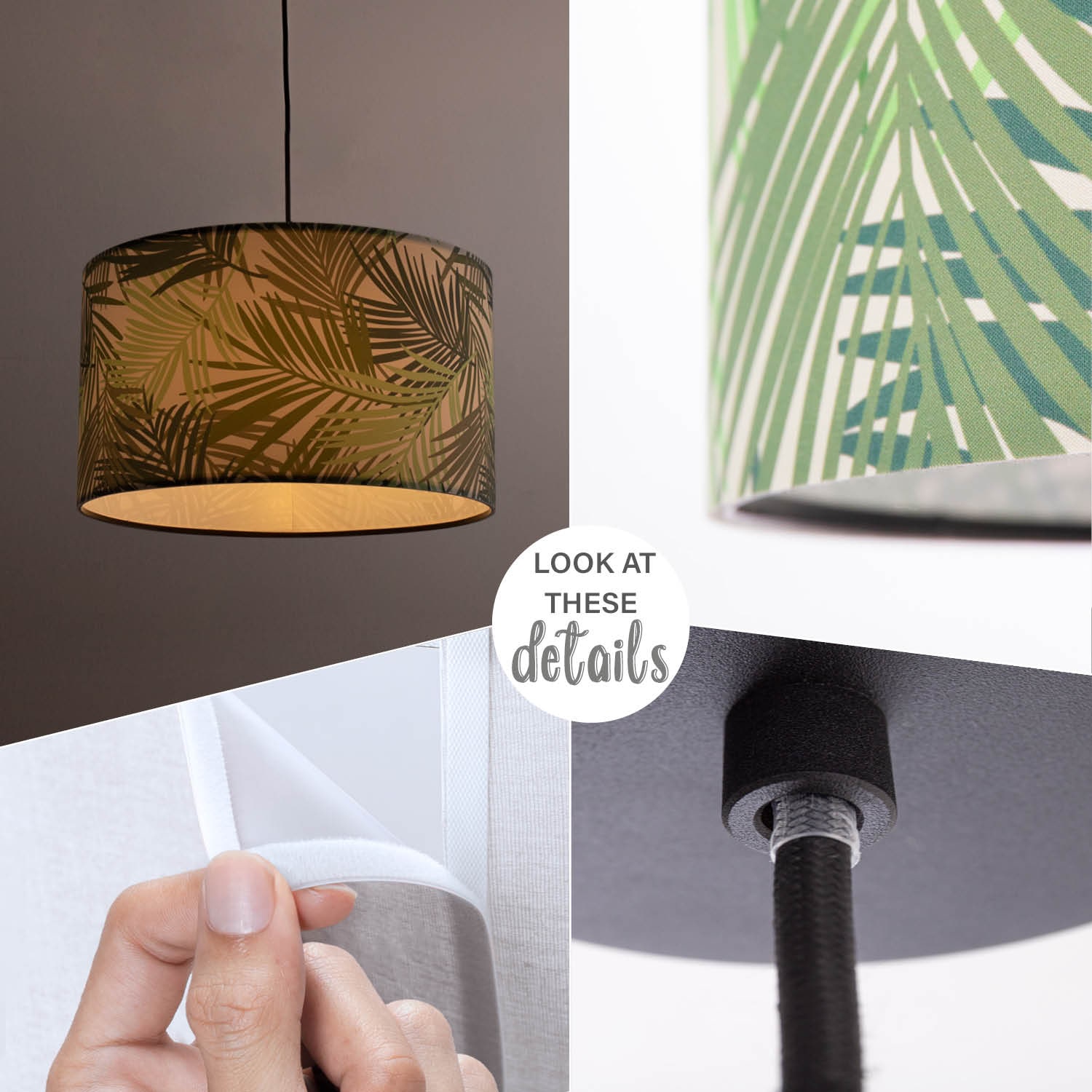 Paco Home Pendelleuchte »Ostende 534« E27 Esstisch Lampenschirm Küchenlampe Wohnzimmer Modern Jungle Palme