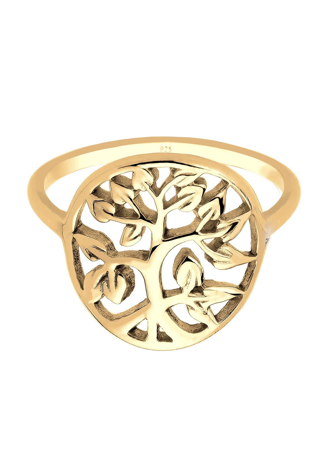 Elli Silberring »Ring Lebensbaum Floral 925er Sterling Silber«