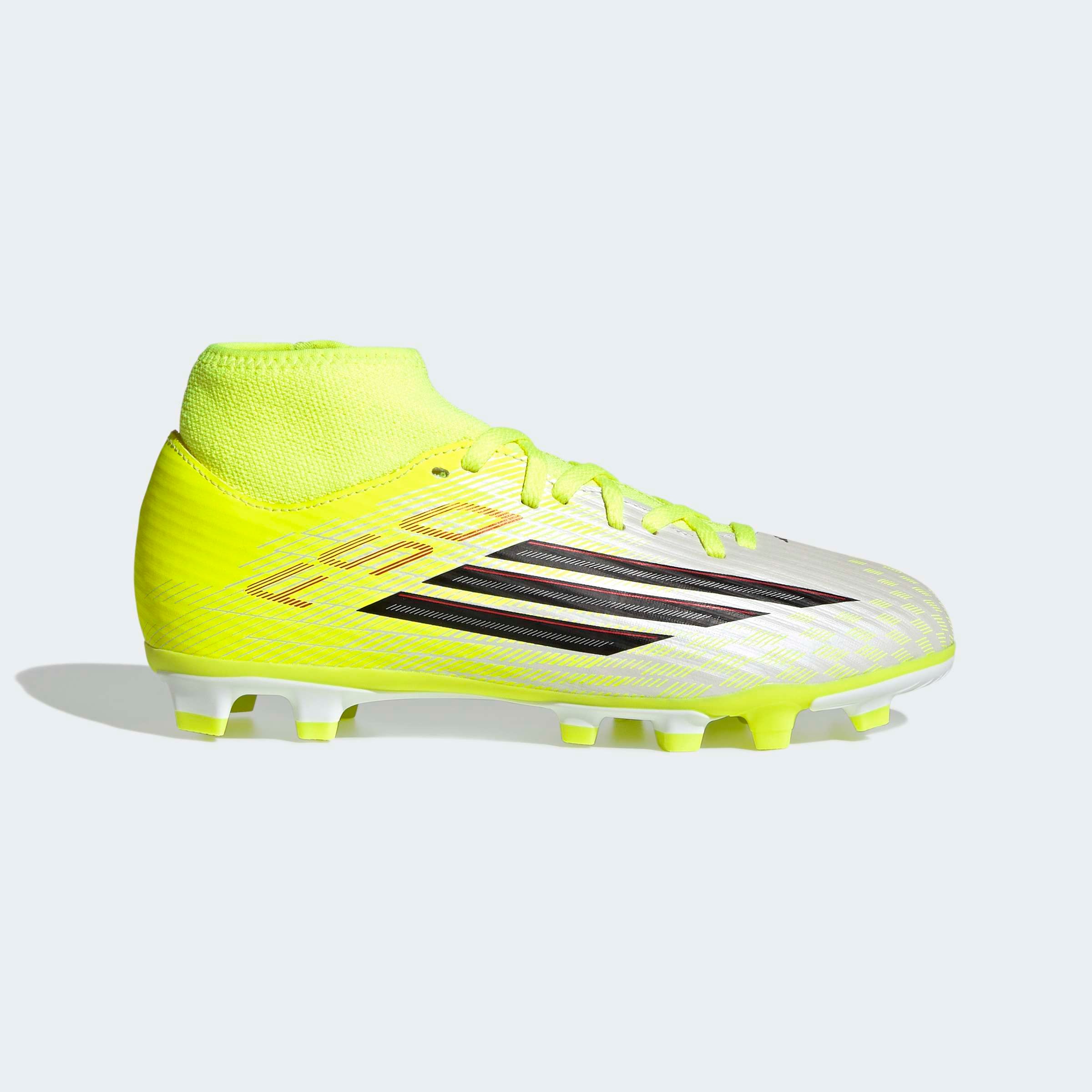 adidas Performance Fußballschuh »F50 CLUB MID FIRM GROUND/MULTI GROUND KIDS«  für viele verschiedene Böden geeignet, für Kinder & Jugendliche