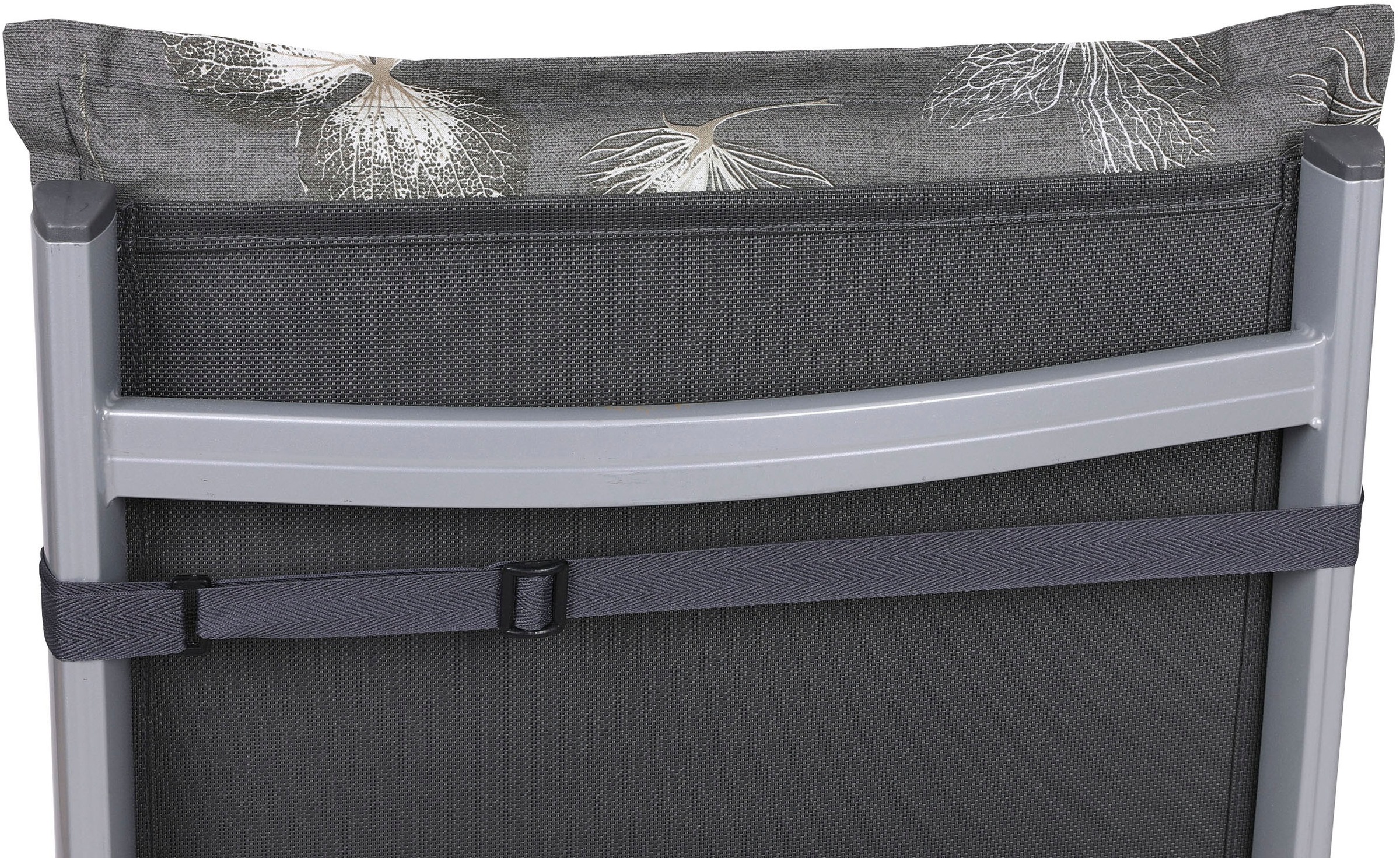 KONIFERA Sesselauflage Natur Look taupe - Maße BxLxH ca.: 50 cm x 100 cm x 6 cm