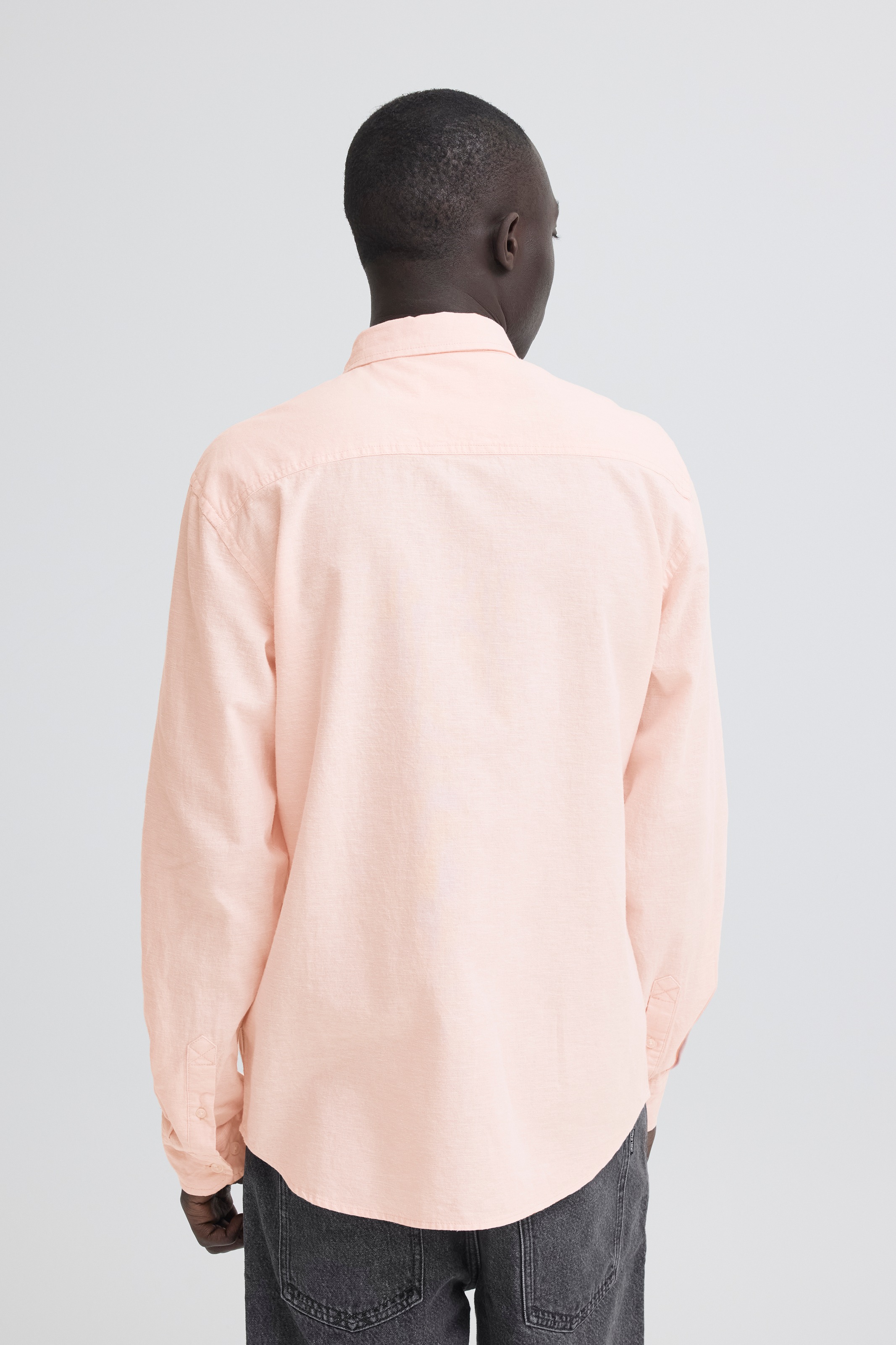 Blend Langarmhemd »BHABAN SHIRT PP NOOS« mit normalem Hemdkragen, Regular Fit, in Leinenoptik