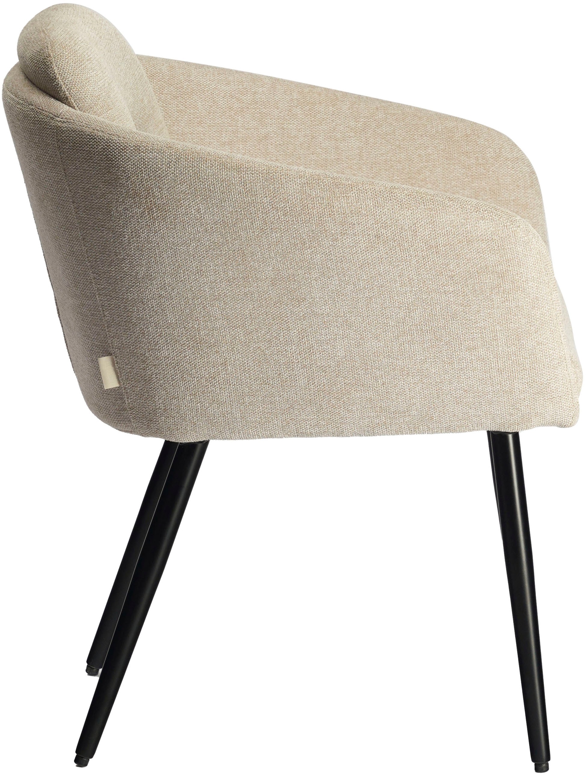 LeGer Home by Lena Gercke Esszimmerstuhl »Fleur, TOPSELLER!, OTTOs Choice« (Set) 2 Stk. Struktur (100% Polyester) Strukturstoff, ergonomisches Design, gesteppte Rückenlehne