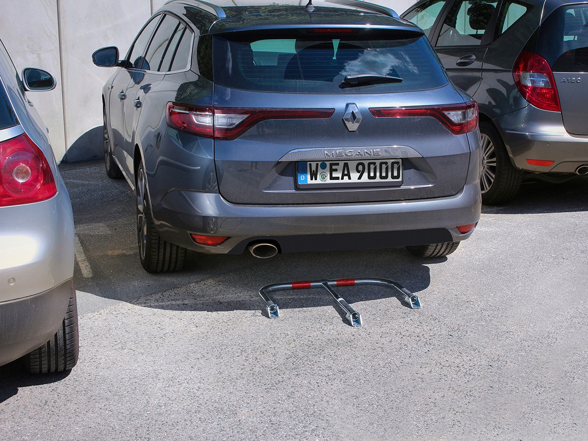 EUFAB Absperrpfosten BxH: 76x40 cm, mit Schloss