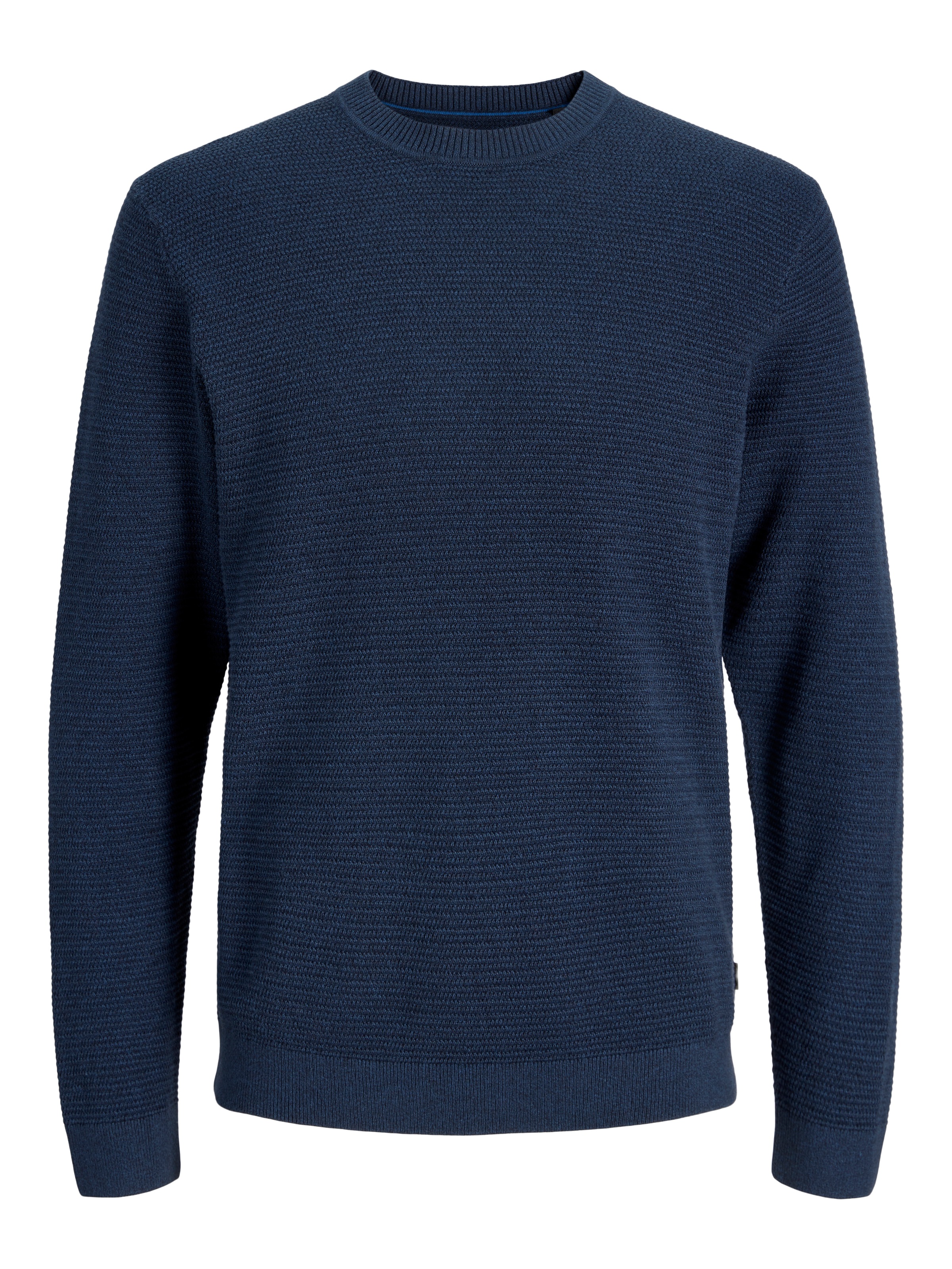 Jack & Jones Rundhalspullover »JPRBLURILEY KNIT CREW NECK LS SN« Baumwolle, regular fit