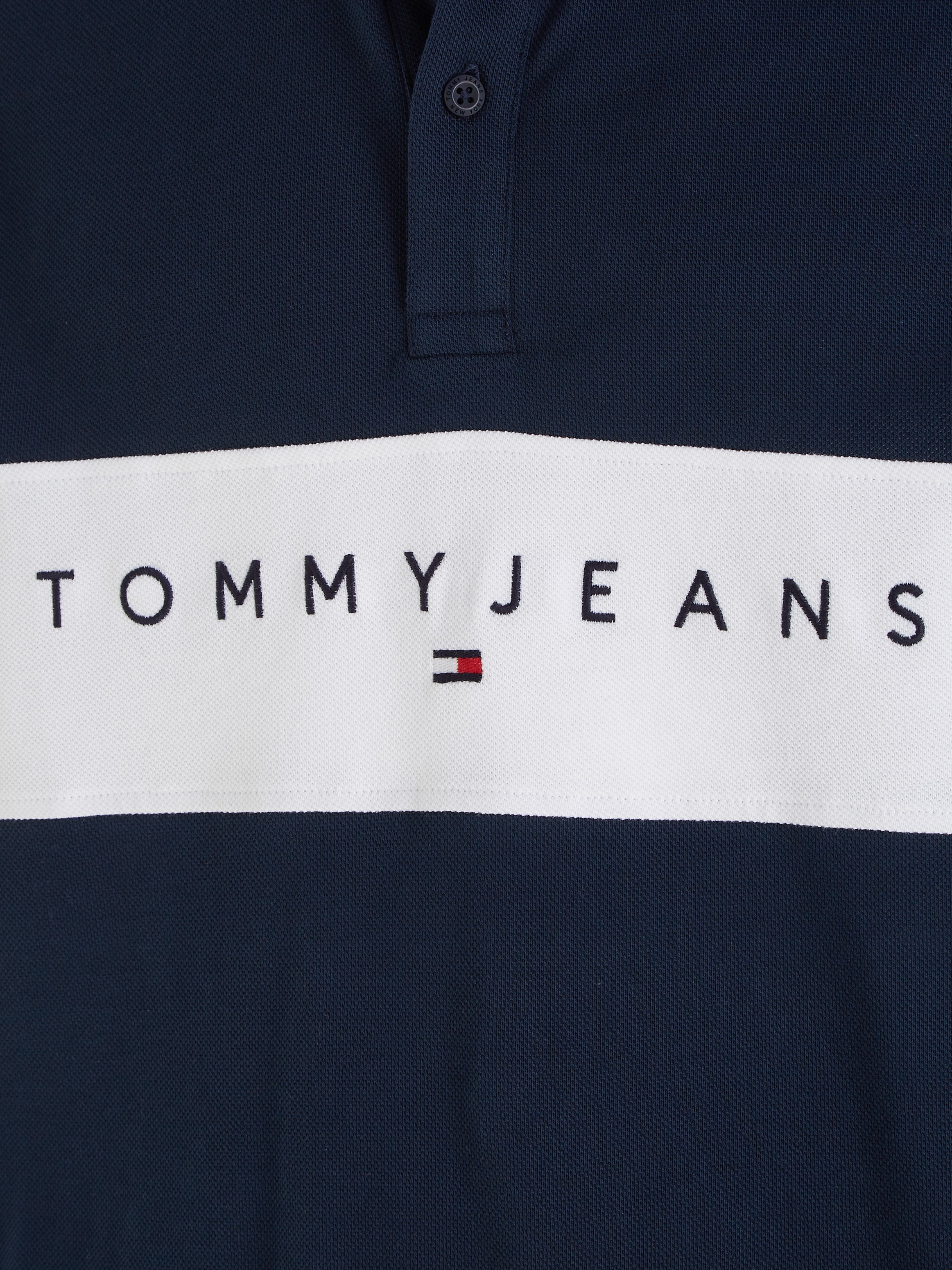 Tommy Jeans Poloshirt »TJM REG LINEAR POLO«, mit großem Tommy Jeans Schriftzug