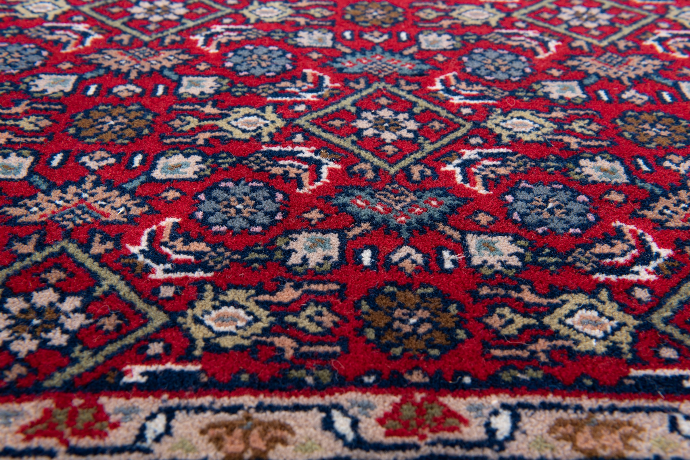 my home Orientteppich »BH Oriantal«, rechteckig, 12 mm Höhe, reine Wolle, handgeknüpft, orientalisches Design, mit Fransen