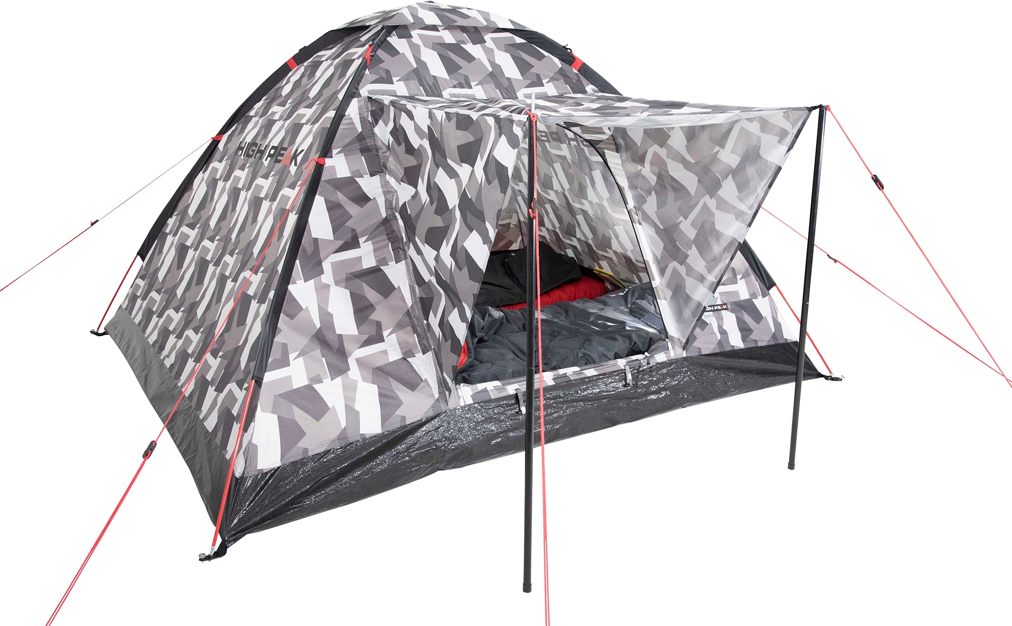 High Peak Kuppelzelt »Zelt Beaver 3« 3 Personen mit Transporttasche, 