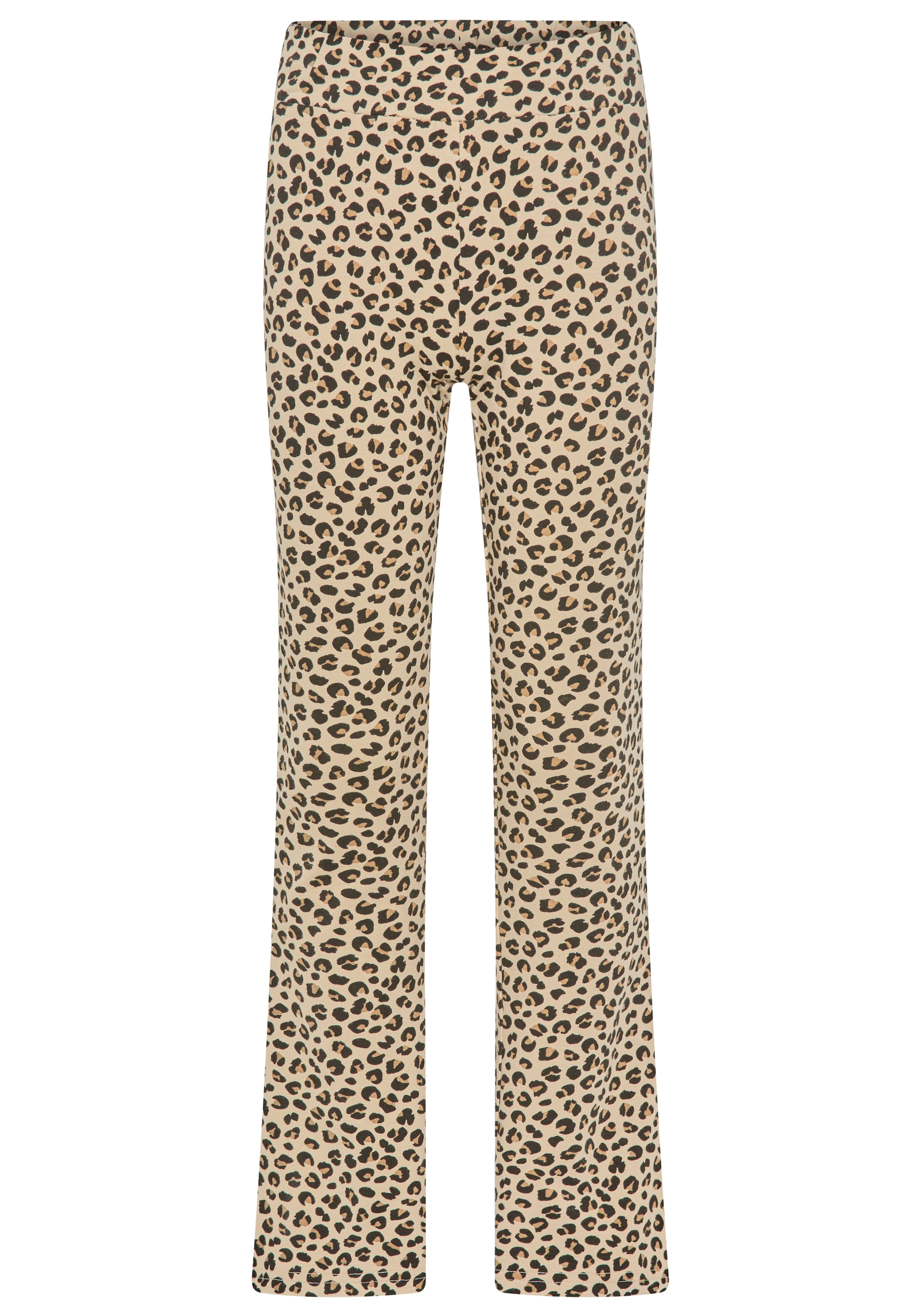 KIDSWORLD Leggings »Leggings mit Schlag«, Jazzpants Bootcut, Leoprint