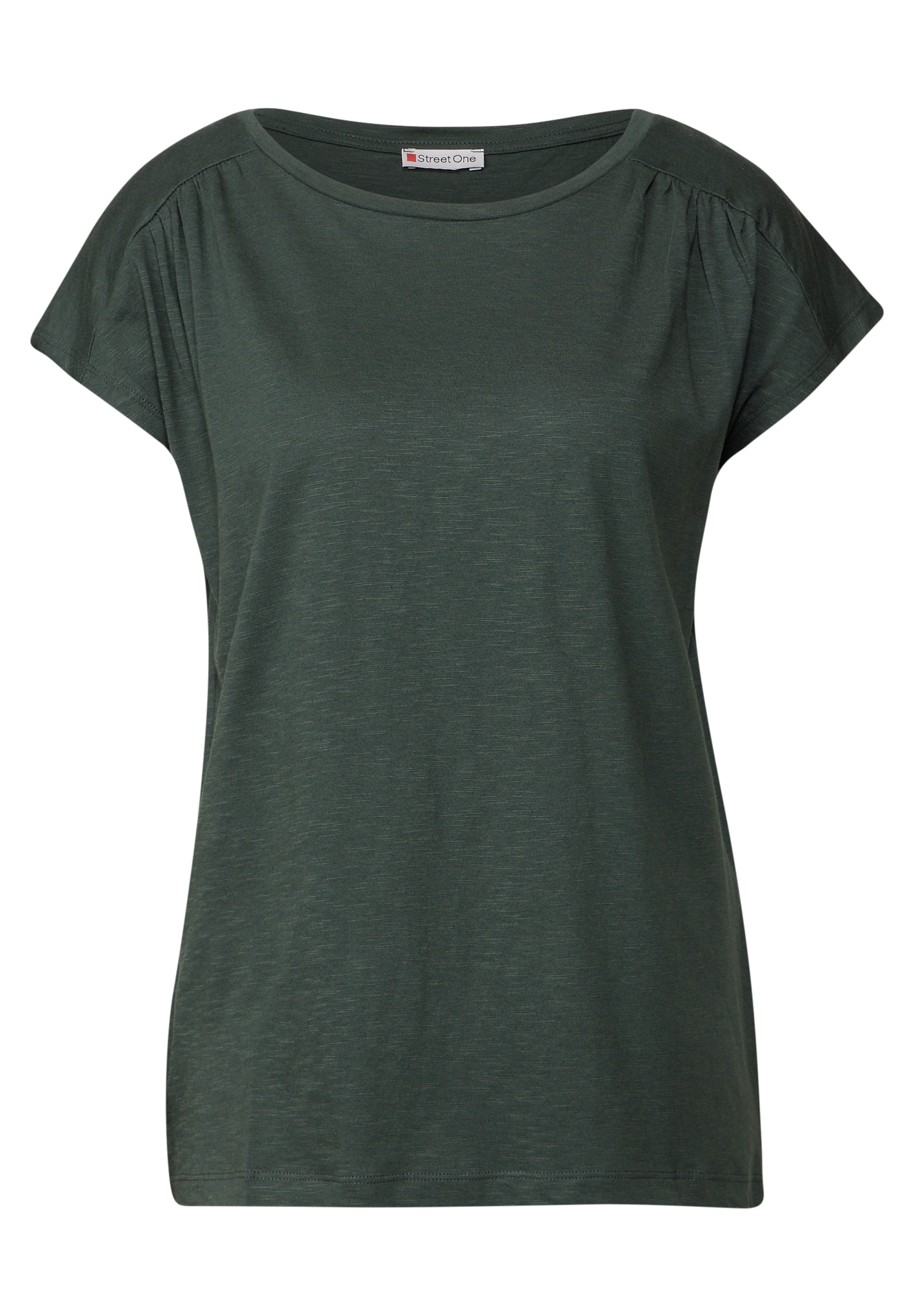 STREET ONE Shirttop, mit Raffung