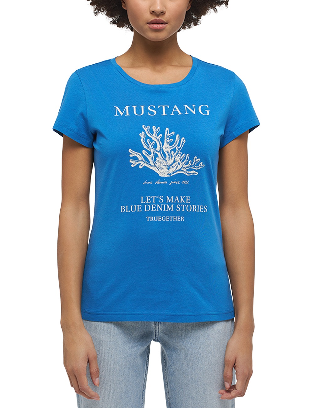 ♕ bei Print-Shirt« MUSTANG Kurzarmshirt »Mustang