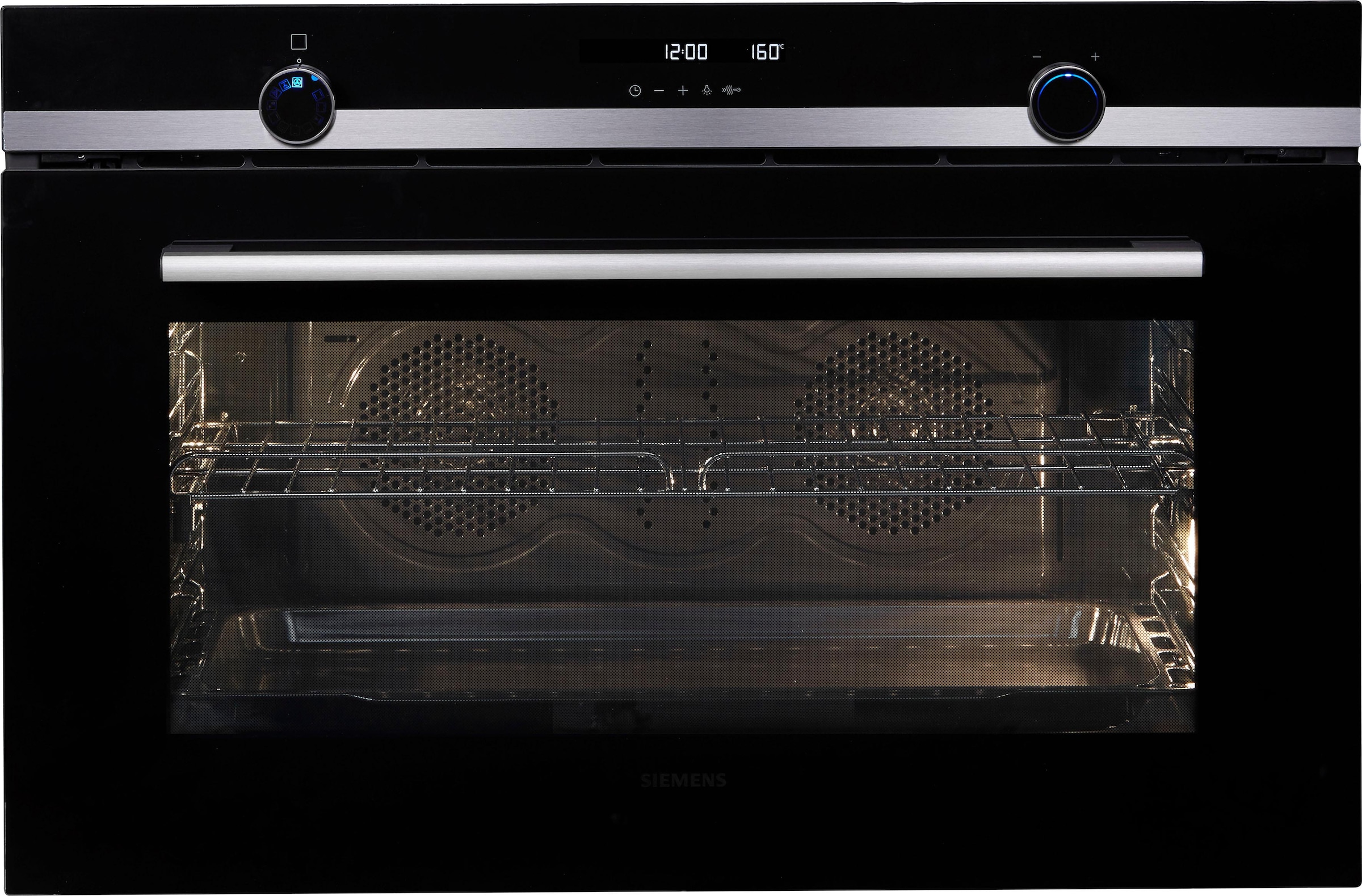 SIEMENS Pyrolyse Backofen iQ500 "VB578D0S0" mit 1-fach-Teleskopauszug mit Pyrolyse-Selbstreinigung Schnellaufheizung & activeClean für mühelose Reinigung
