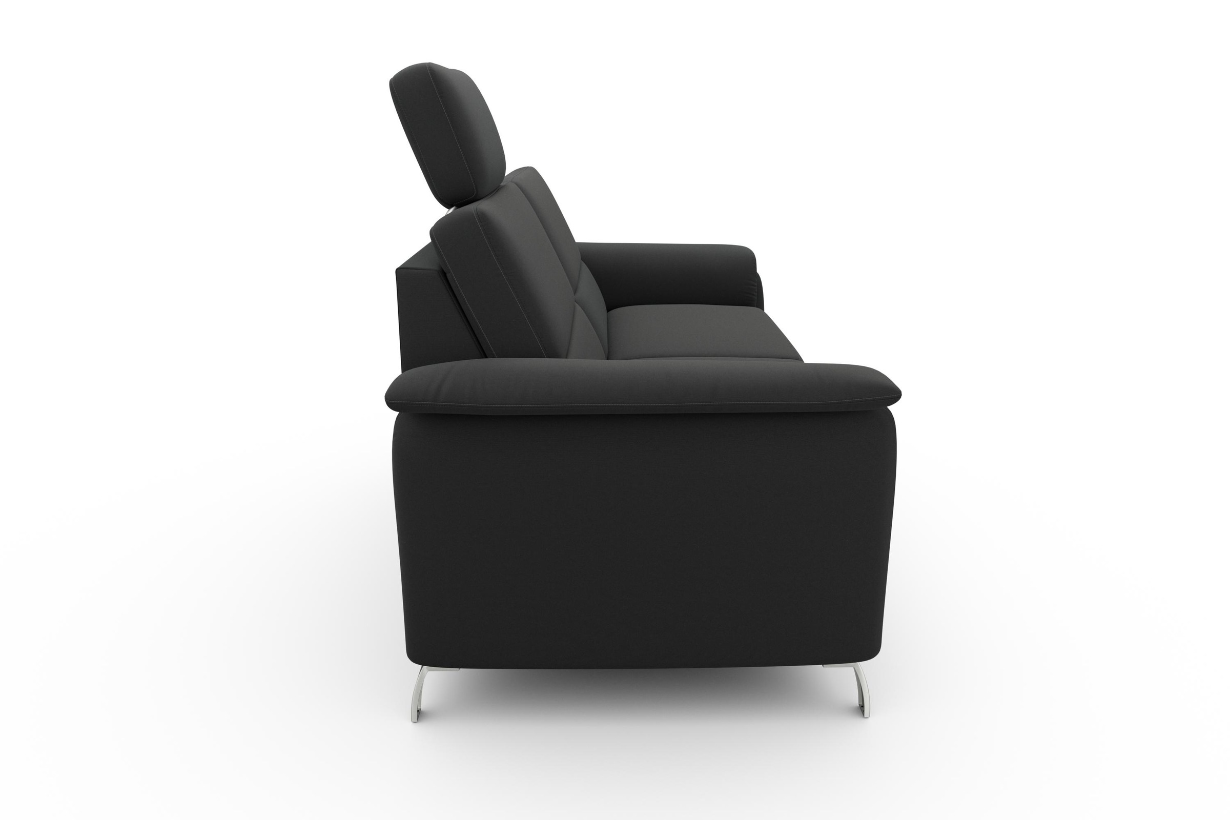 sit&more 2,5-Sitzer »Palmera«, Federkern-Polsterung, Steckvorrichtung für 2 Kopfstützen (optional)