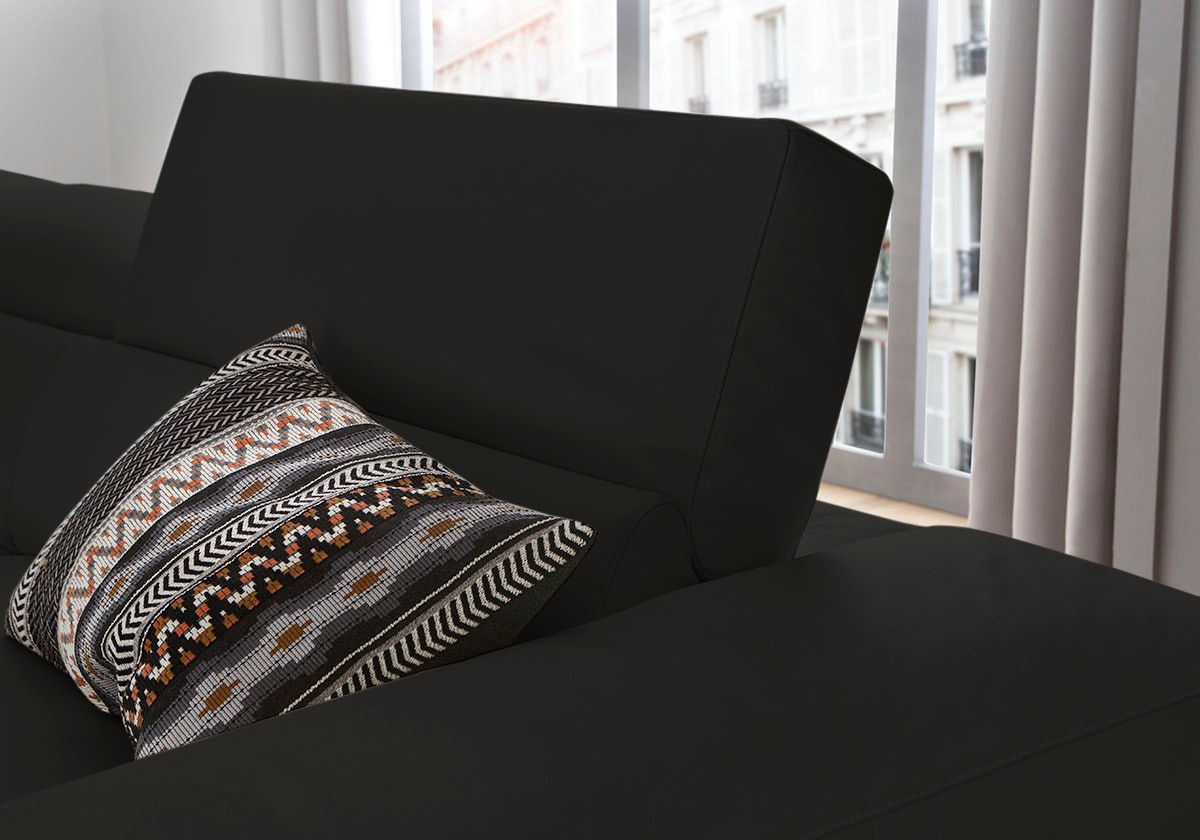W.SCHILLIG Ecksofa »piedroo, Designsofa mit tollem Sitzkomfort, L-Form«, Kopfteilverstellung, wahlweise mit Sitztiefenverstellung, Breite 303cm