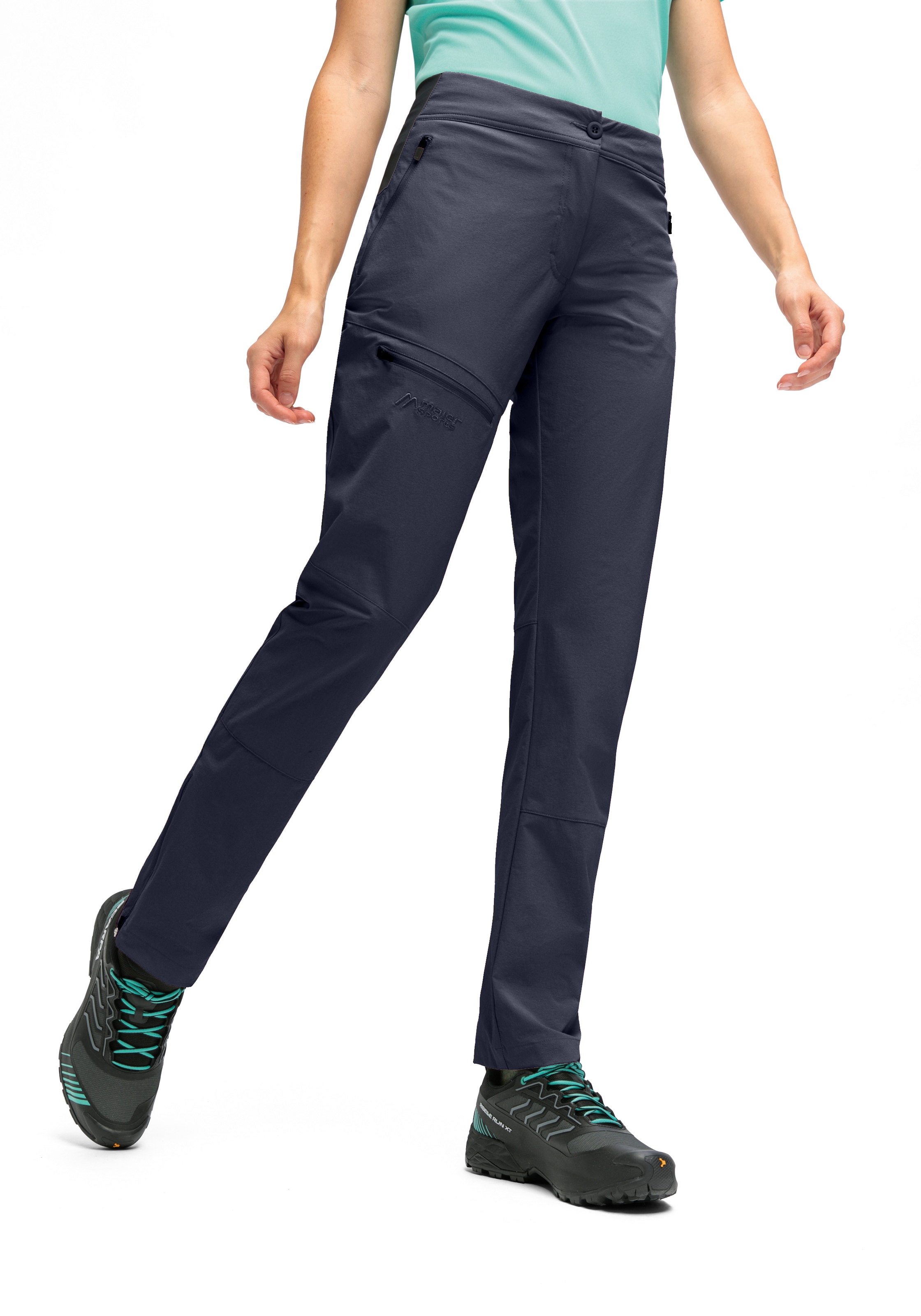 Maier Sports Outdoorhose »Inara slim Vario«  Damen Wanderhose, Funktionshose mit Variobund und 4 Taschen, Slim Fit