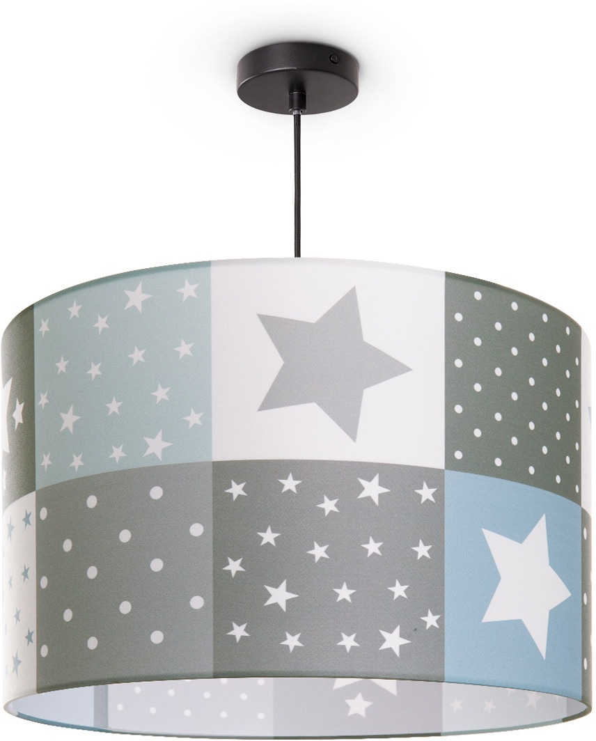 Paco mit 3 kaufen Garantie »Cosmo Deckenlampe Motiv Kinderzimmer Lampe 345«, Jahren Sternen LED Pendelleuchte Kinderlampe online Home XXL 1 E27 | flammig-flammig,