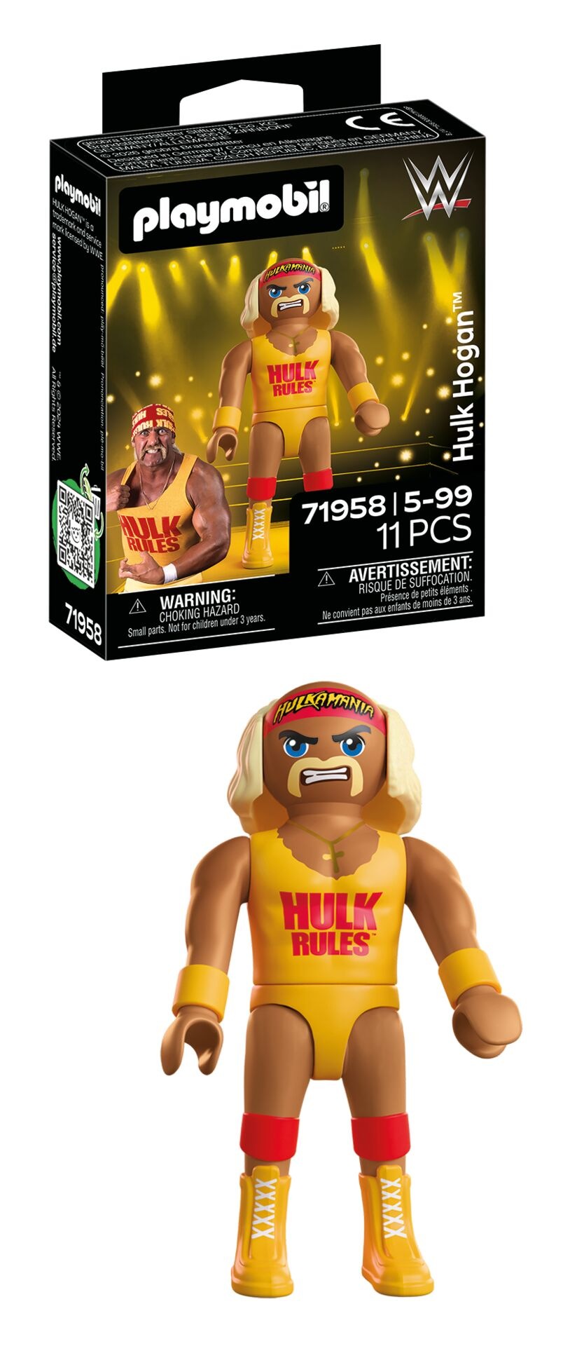Playmobil® Konstruktions-Spielset »WWE Hulk Hogan (71958), WWE« Made in Europe