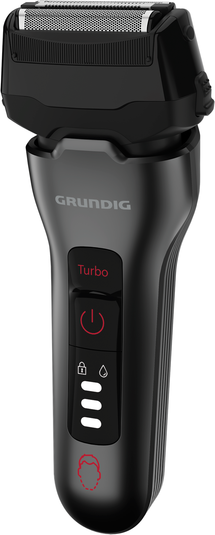 Grundig Elektrorasierer »Herrenrasierer MS 8330«, 1 St. Aufsätze, ausklappbarer Langhaarschneider, BeardCare Sensor: Passt die Leistung des Motors automatisch an