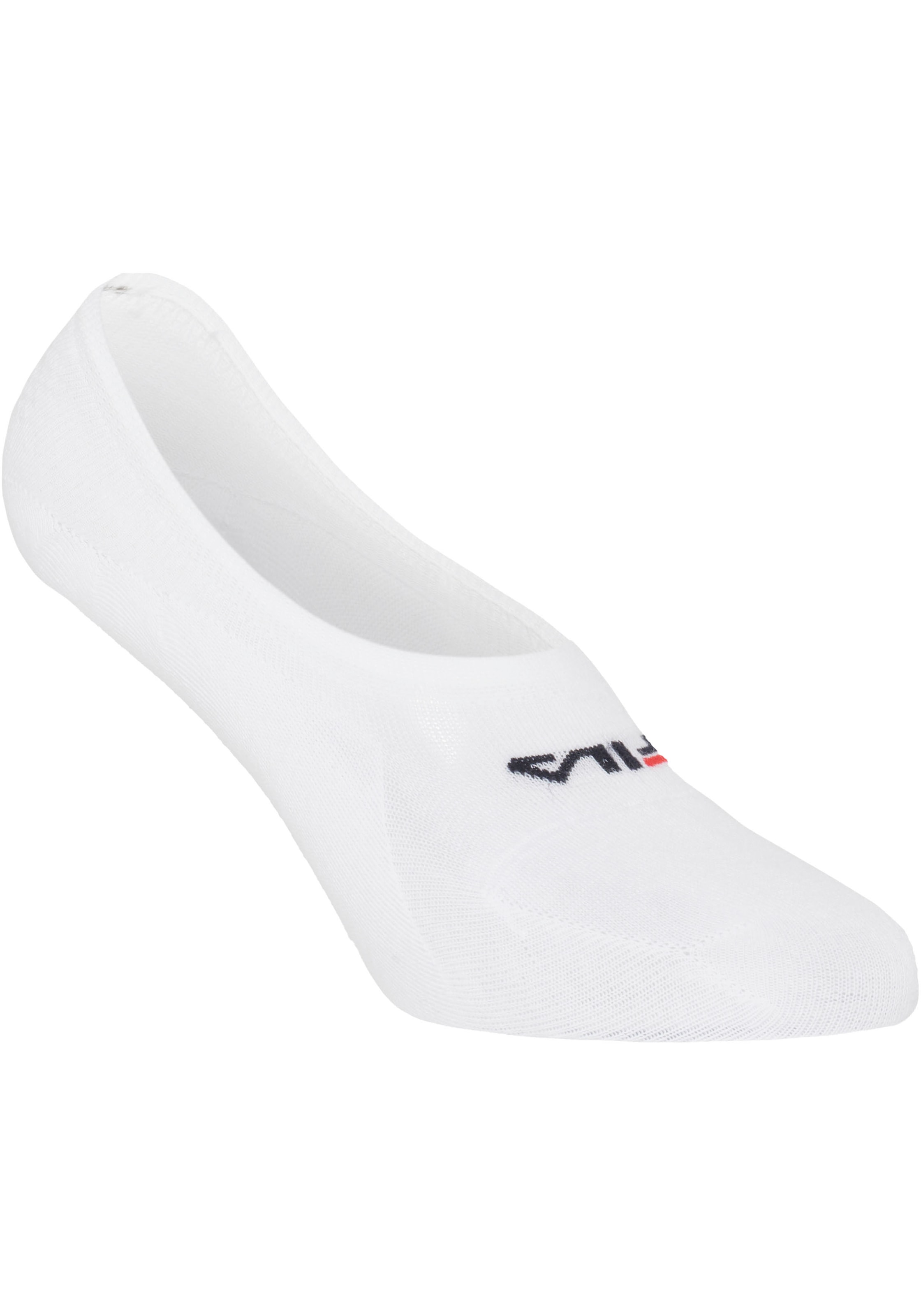 Fila Füßlinge »UNISEX GHOST SOCKS«, (6 Paar), mit Logo-Schriftzug, Silikonstreifen an der Ferse für besseren Halt