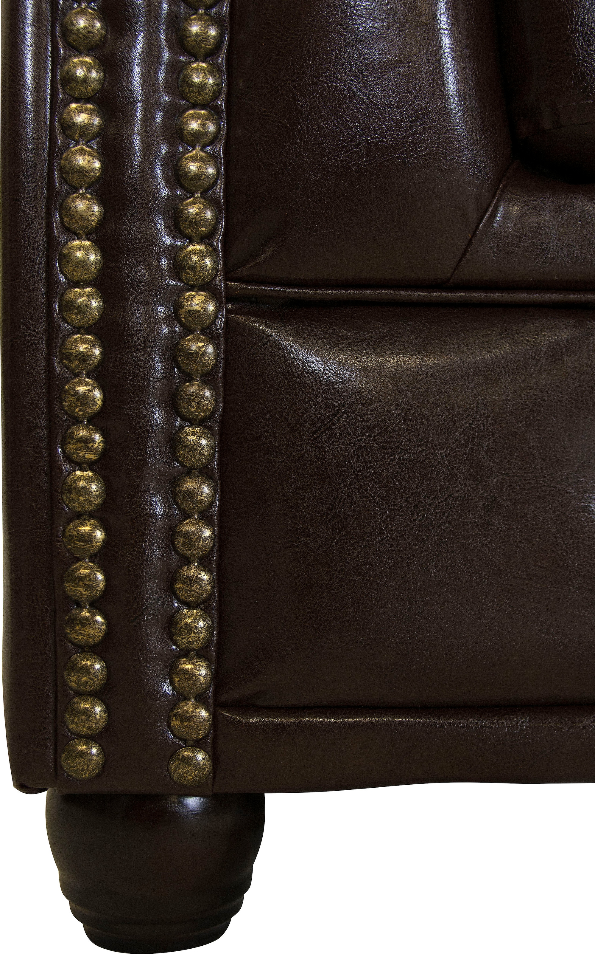 Home affaire Chesterfield-Sofa »Rysum L-Form«, Chesterfield-Optik, langer Schenkel links oder rechts