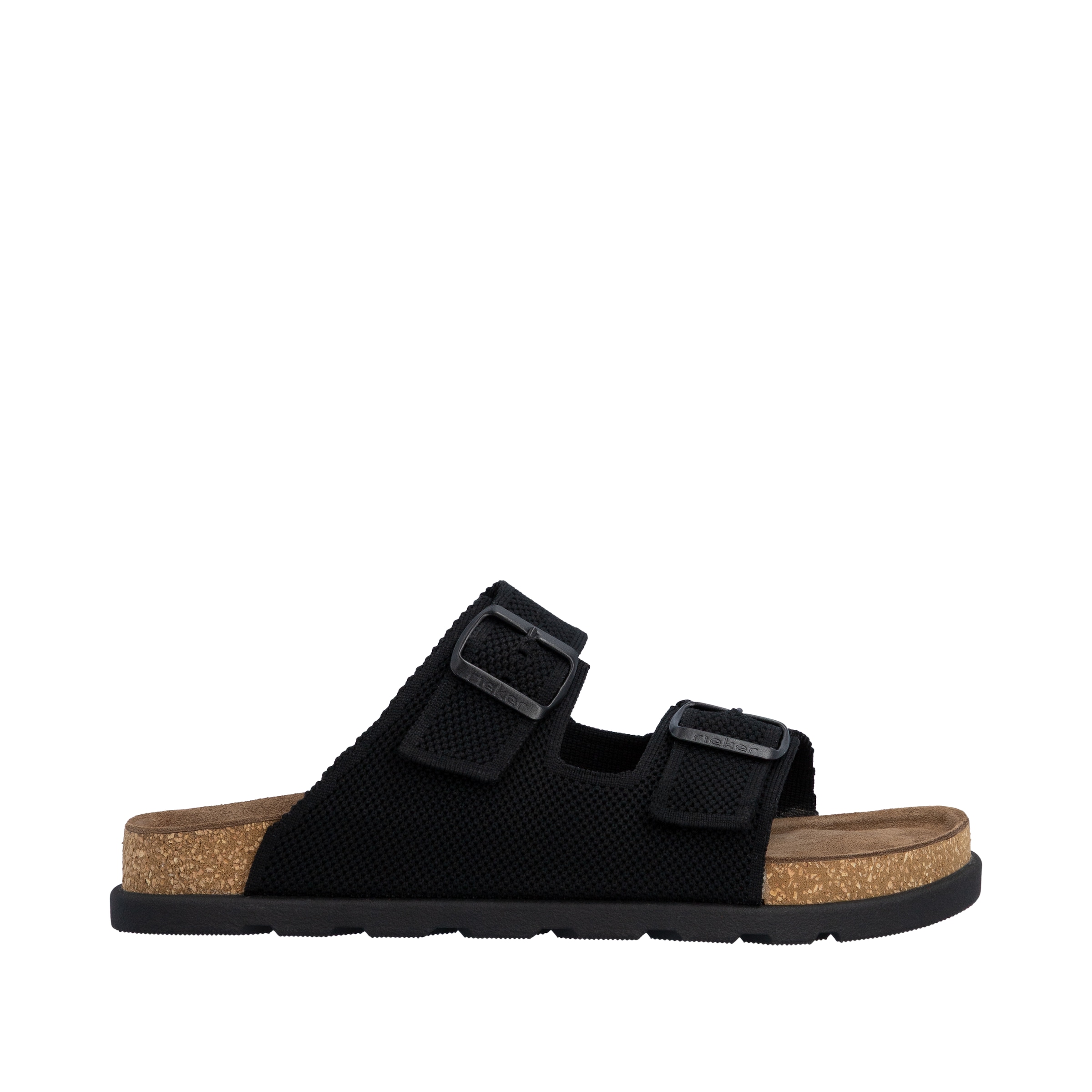 Rieker Pantolette  Sommerschuh, Strandschuh, Hausschuh, Urlaubsschuh mit zwei Schnallen