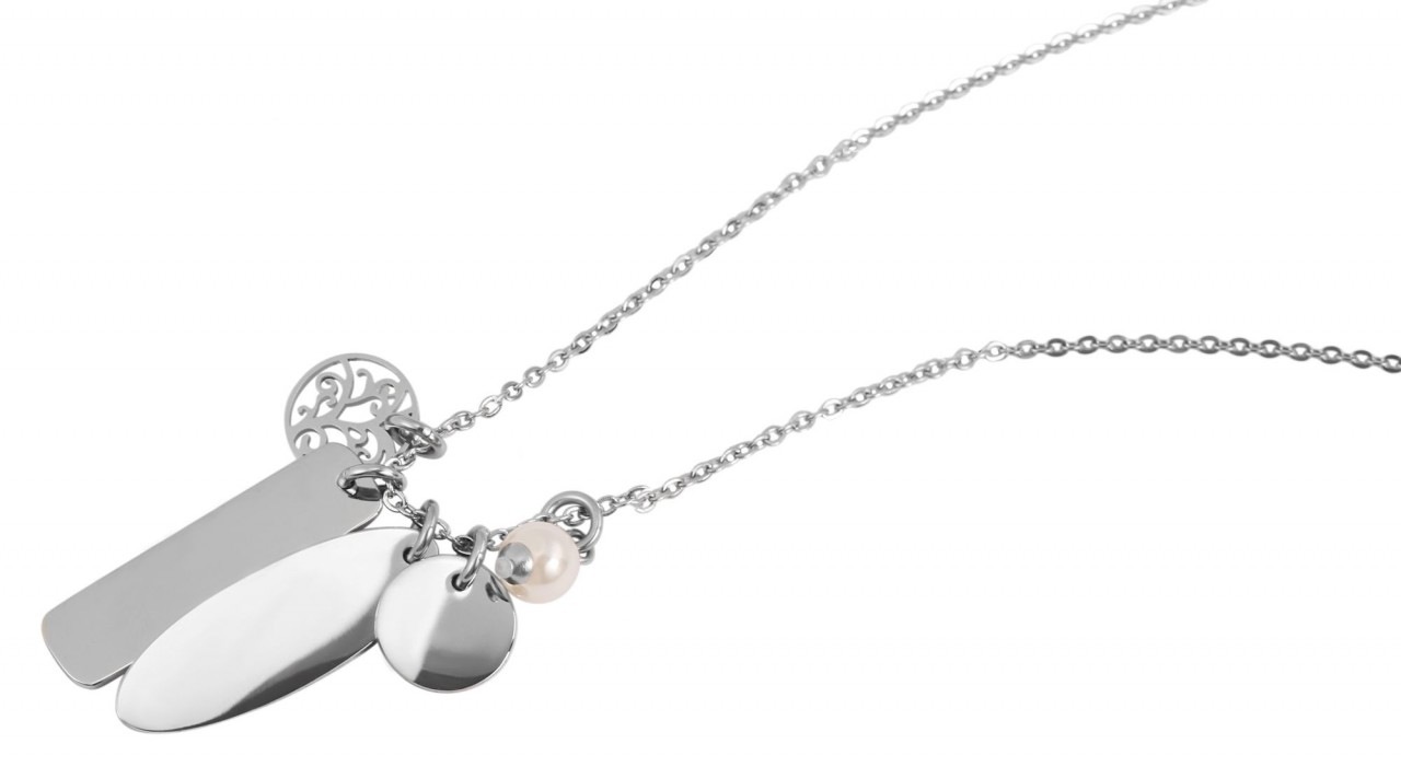 Adelia´s Kette mit Anhänger »Adelia's Damen Edelstahl Ankerkette Halskette mit Anhänger Anker 43 cm + 5.0 cm«