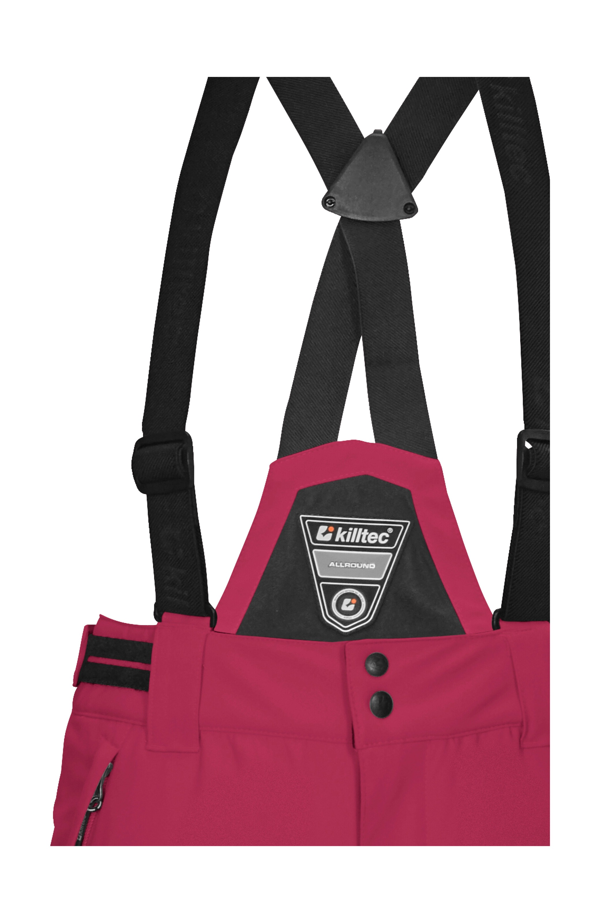 Killtec Skihose »KSW 77 GRLS SKI PNTS«, wasserdicht, atmungsaktiv, abnehmbarer Latz, verst. Seitenriegel