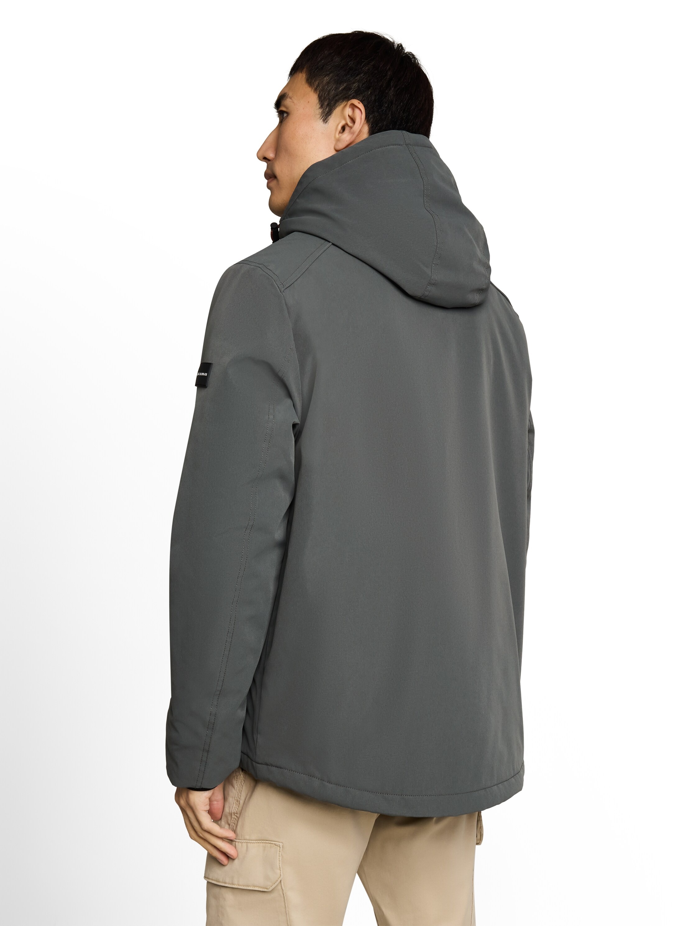 TOM TAILOR Softshelljacke mit Kapuze Übergangsjacke / Fleece und Kapuze