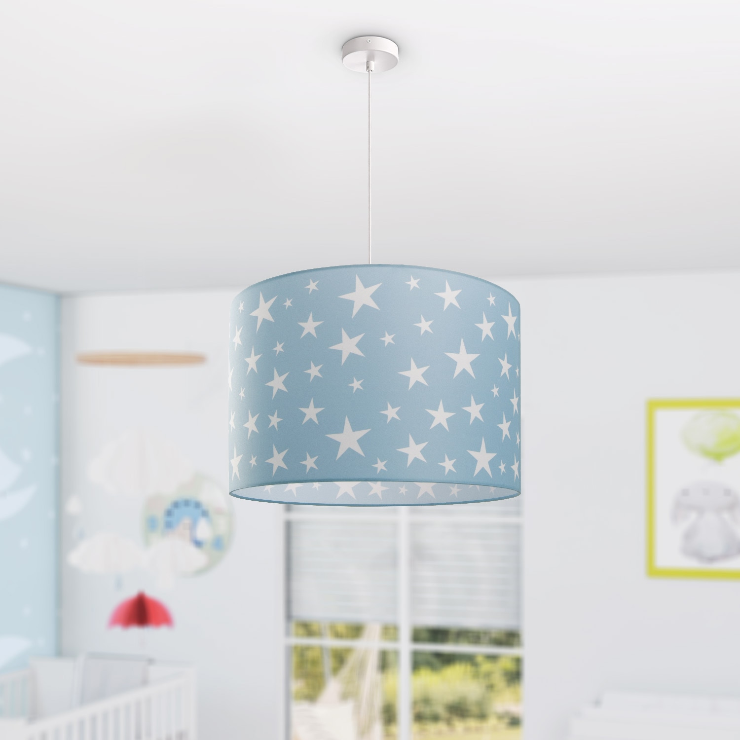 Motiv Home LED 1 online | Deckenlampe »Capri Kinderlampe 315«, mit 3 Sternenhimmel Kinderzimmer Paco kaufen Garantie E27 XXL Pendelleuchte flammig-flammig, Jahren