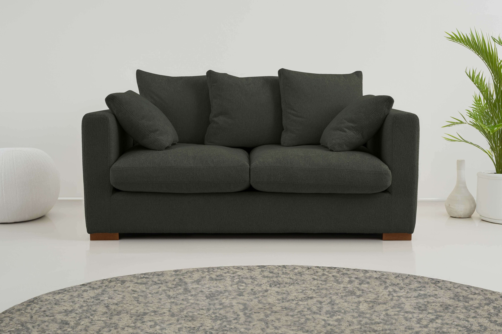 Home affaire 2-Sitzer »Coray« extra weich und kuschelig, Füllung mit Federn und Daunen