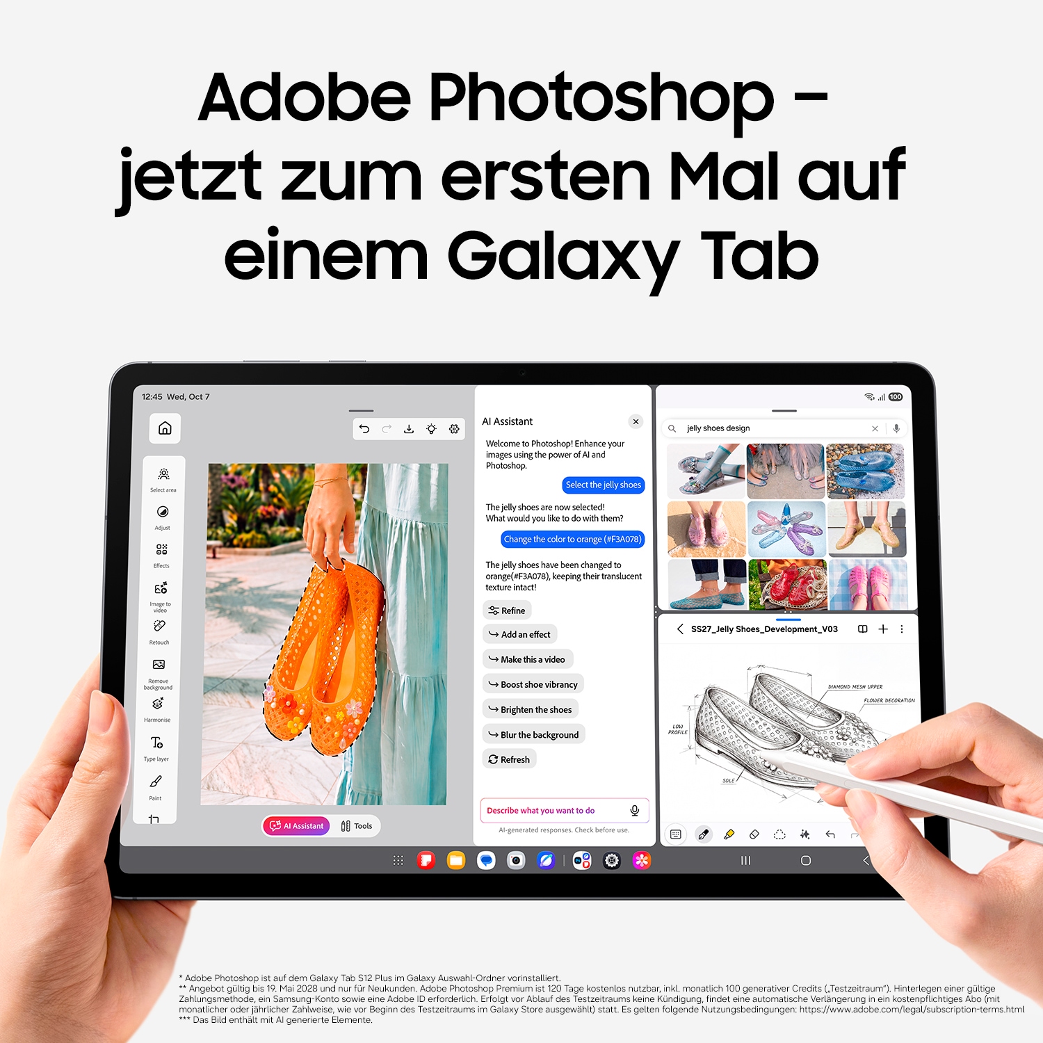 Samsung Tablet »Galaxy Tab S12+« (32,04 cm / 12,6 ″) Android WQXGA+ )