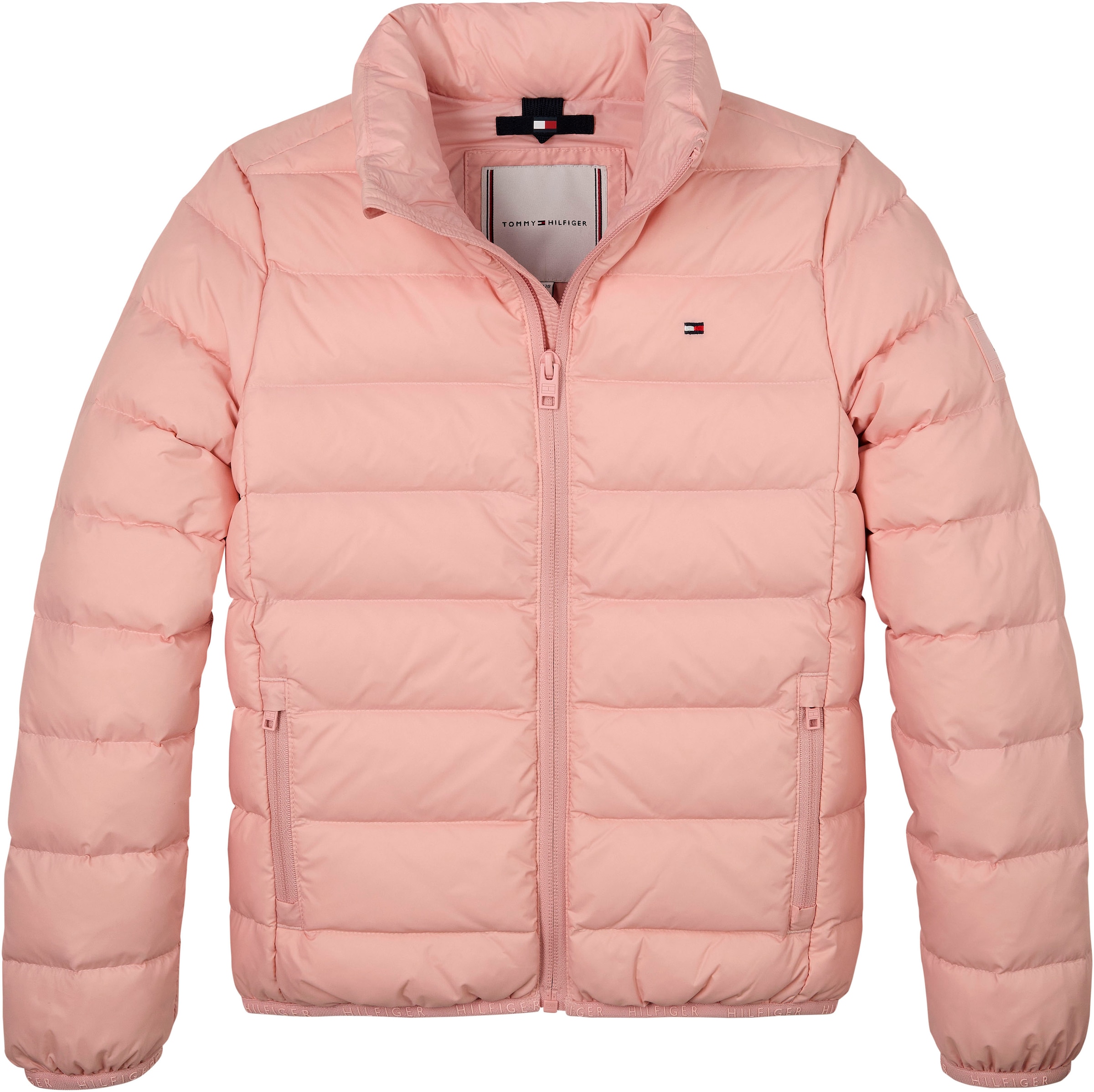 Tommy Hilfiger Steppjacke »U ESSENTIAL LIGHT DOWN JACKET«, Kinder bis 16 Jahre mit Logostickerei