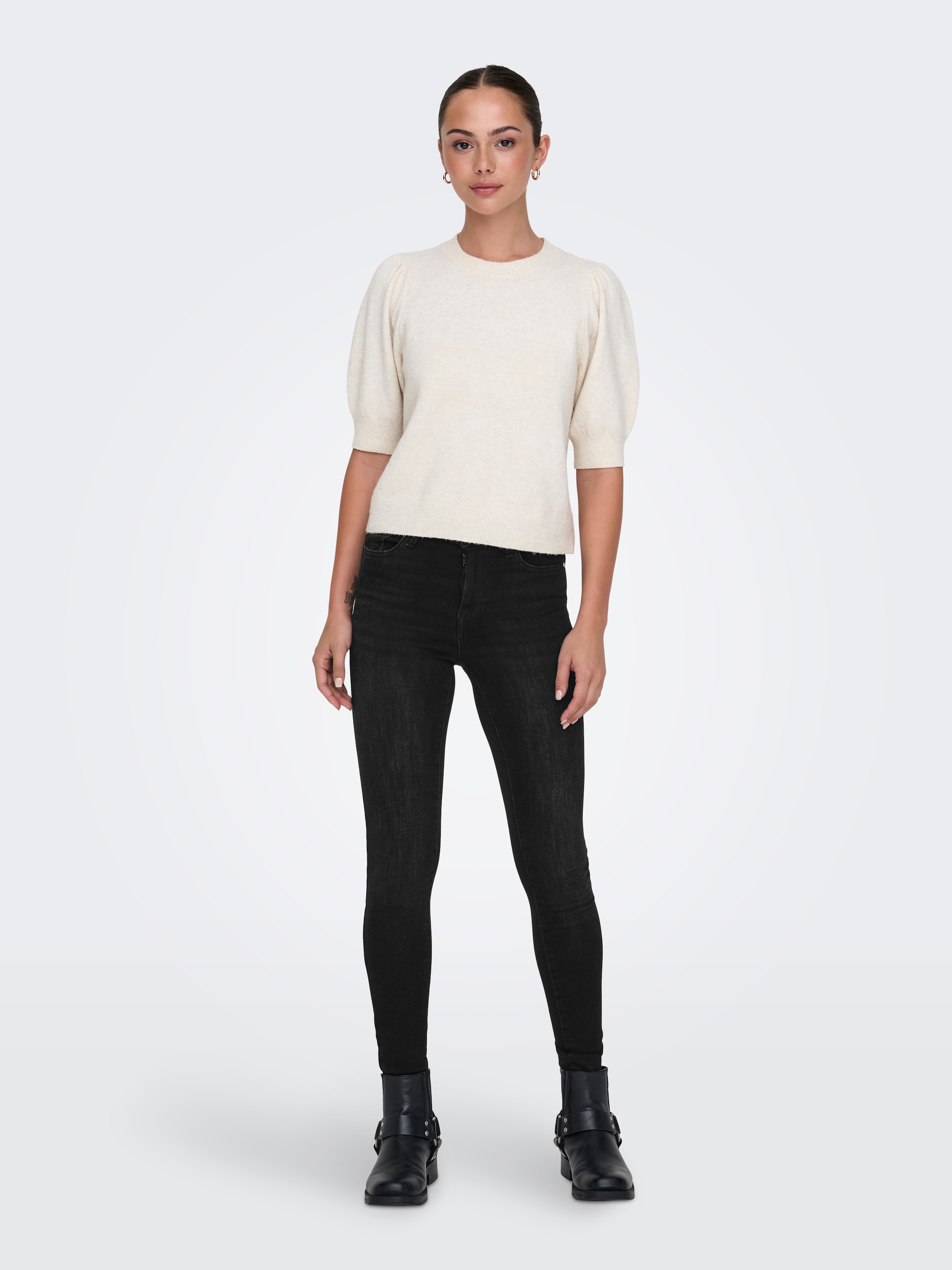 ONLY Skinny-fit-Jeans »ONLPOWER MID PUSH UP SK DNM TAI886«