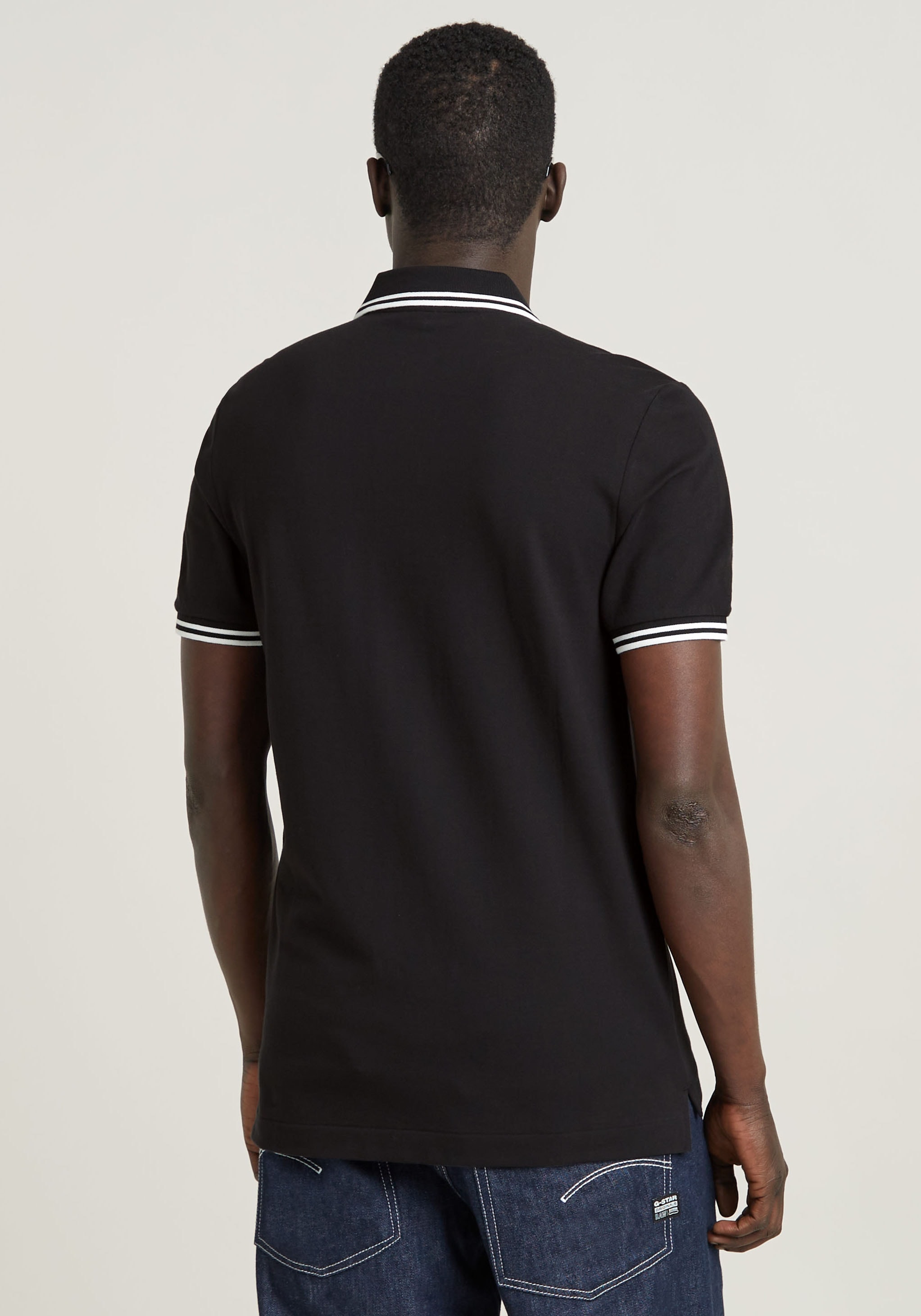 G-STAR Poloshirt »Poloshirt Dunda slim stripe« in Kurzarm-Form