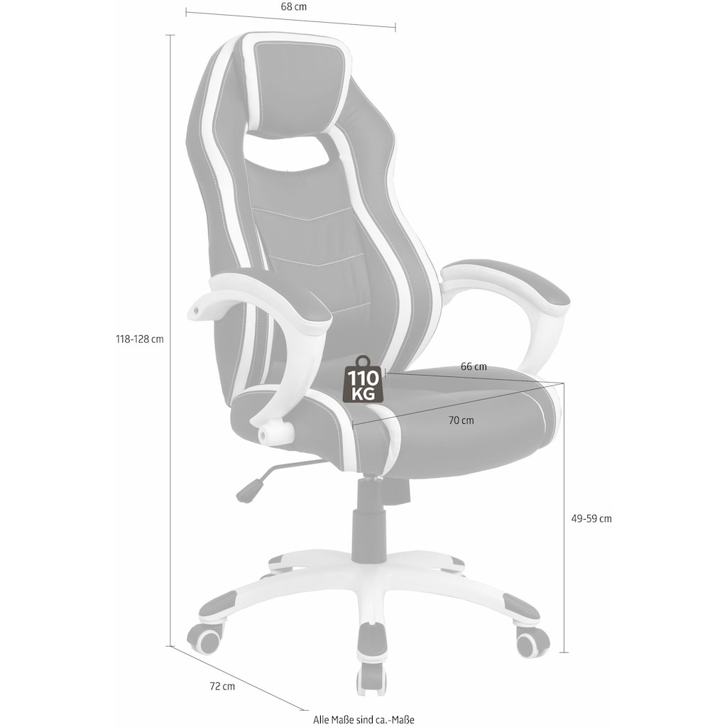 Homexperts Gaming-Stuhl »Silverstone«