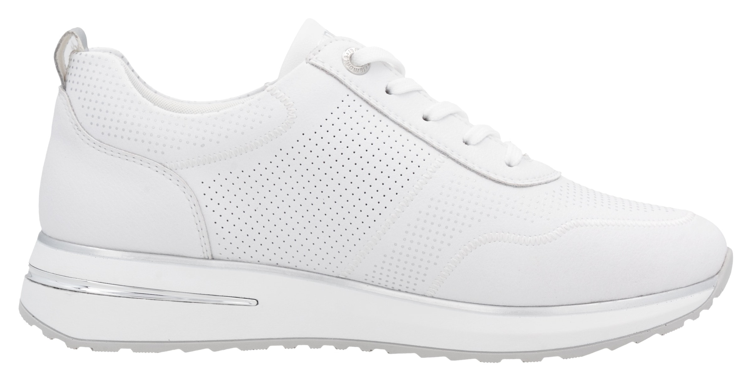 Remonte Keilsneaker, Freizeitschuh, Halbschuh, Schnürerschuh mit gepolstertem Schaftrand