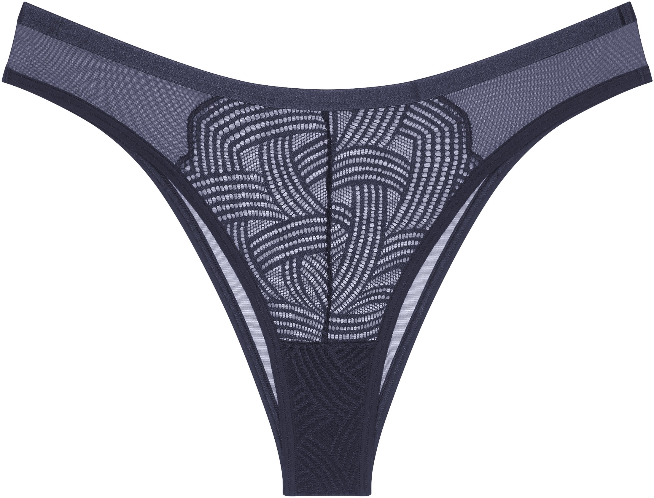Triumph Brasilslip »Delightful Spotlight«, Spitze, hoher Beinausschnitt, glatte Netzpartien, elastisch