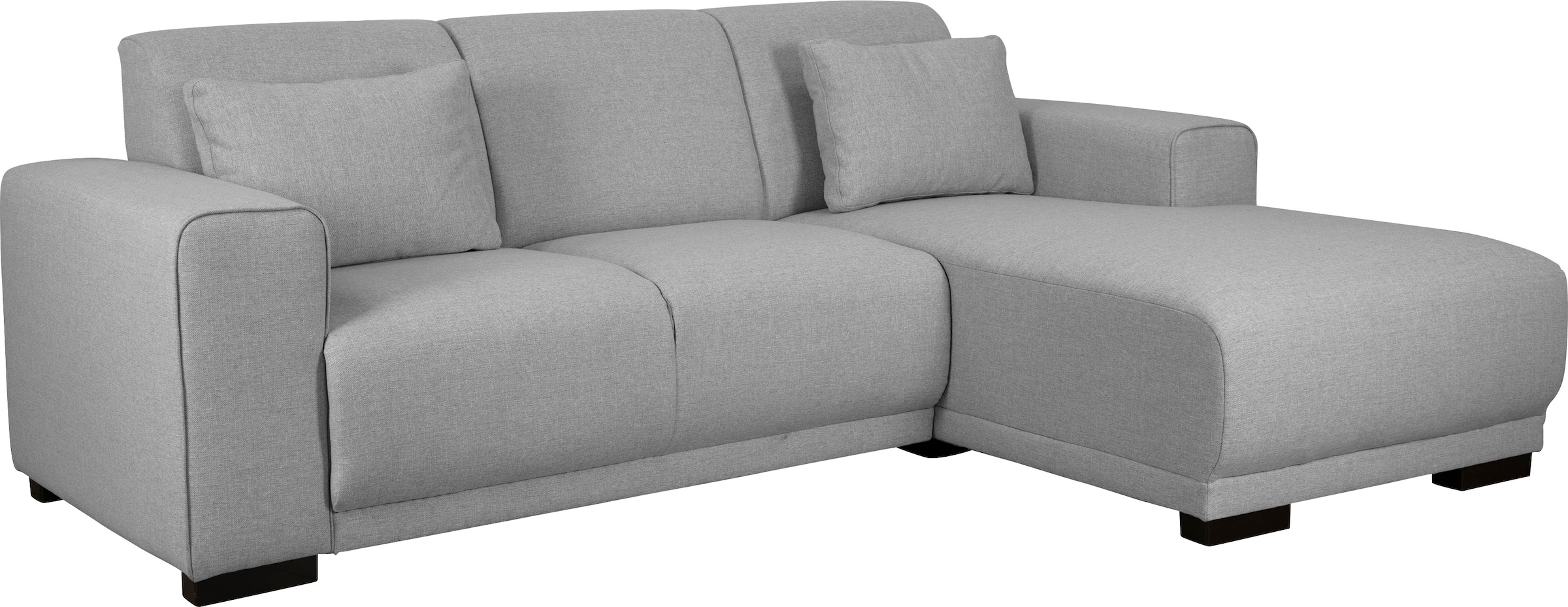 Home affaire Ecksofa »BORNHOLM L-Form mit Recamiere, Maße B/T/H: 234/162/85 cm«, Recamiere links oder rechts bestellbar, Wellenfederung, inkl. 2 Kissen
