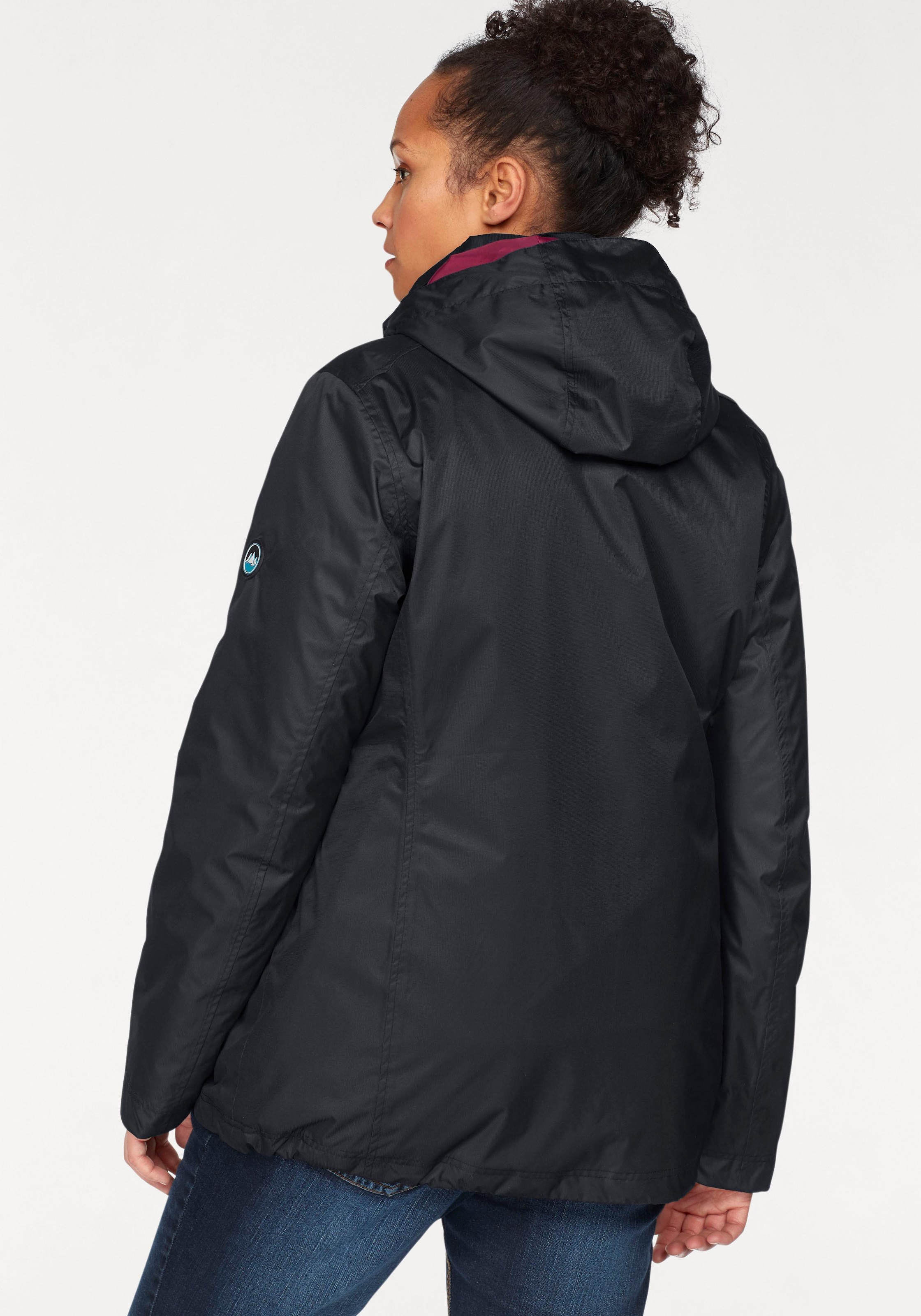 Polarino 3-in-1-Funktionsjacke, (2 mit mit Kapuze, Windschutzblende St.), bei ♕