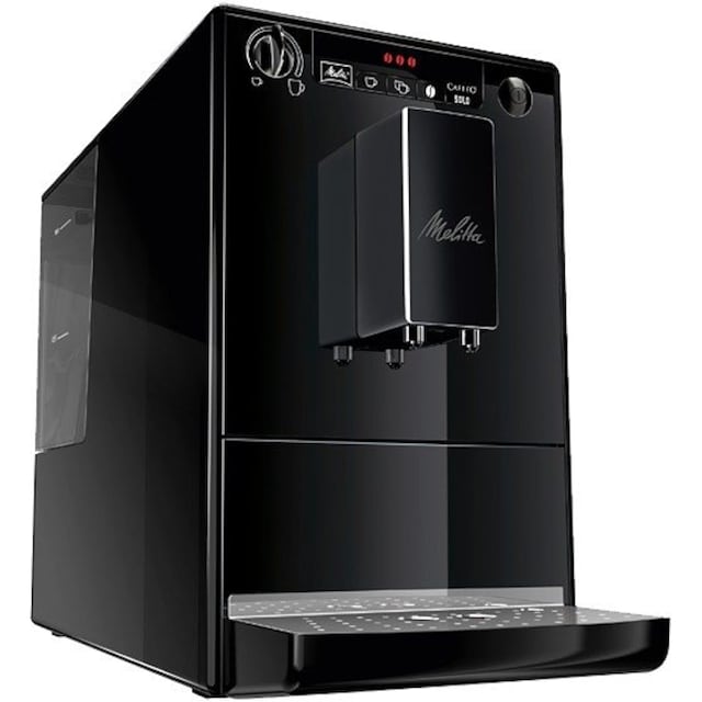 Melitta Kaffeevollautomat »Solo® E950-322, pure black«, aromatischer Kaffee  & Espresso bei nur 20 cm Breite mit 3 Jahren XXL Garantie