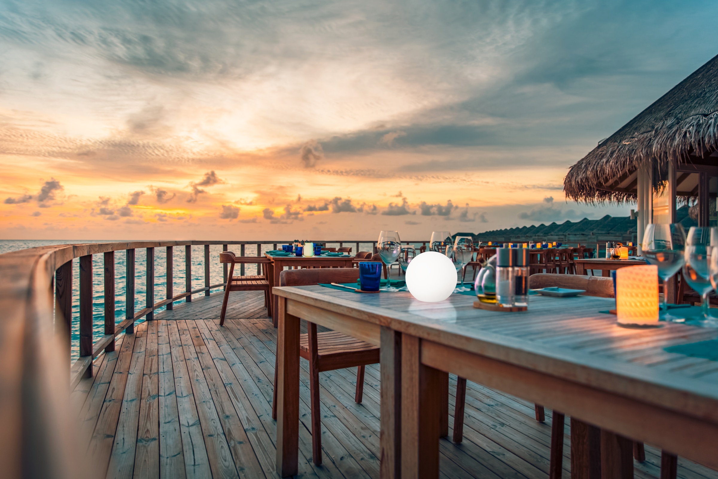 easy! BY FHL Außen-Tischleuchte »Dabus« LED-Modul Warmweiß lange Leuchtdauer