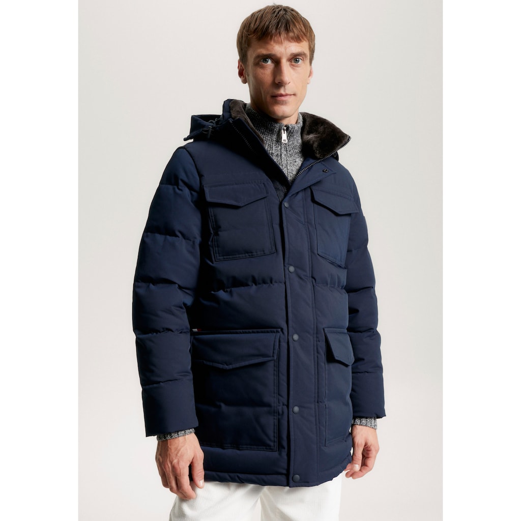 Tommy Hilfiger Parka »ROCKIE UTILITY PARKA«, mit Kapuze