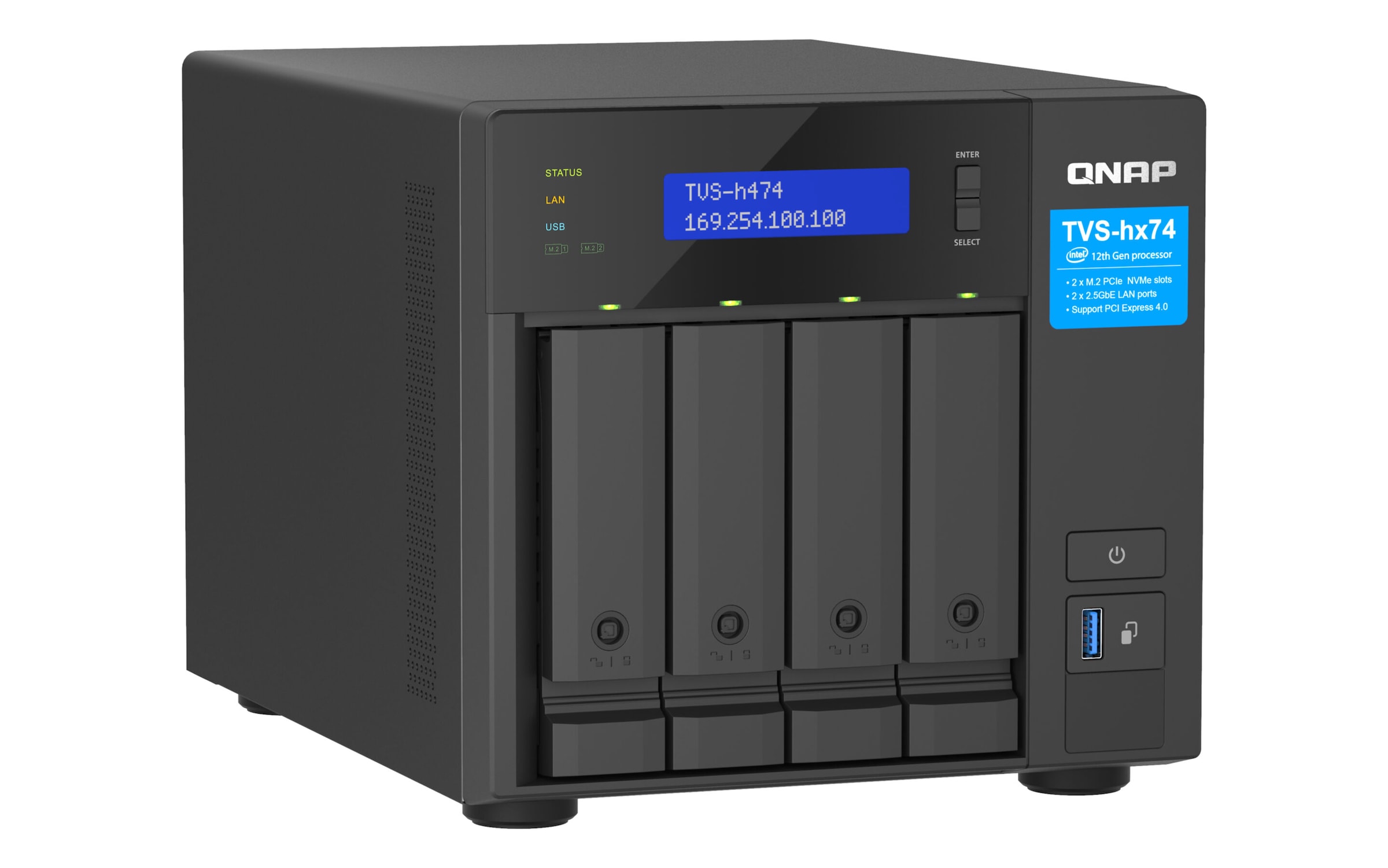 QNAP NAS-Server »TVS-H474«