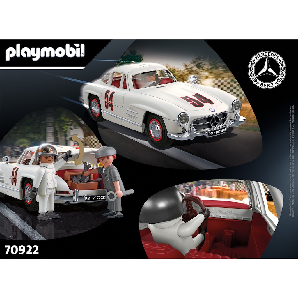 Playmobil® Konstruktions-Spielset »Mercedes-Benz 300 SL (70922), Classic Cars«, (46 St.)