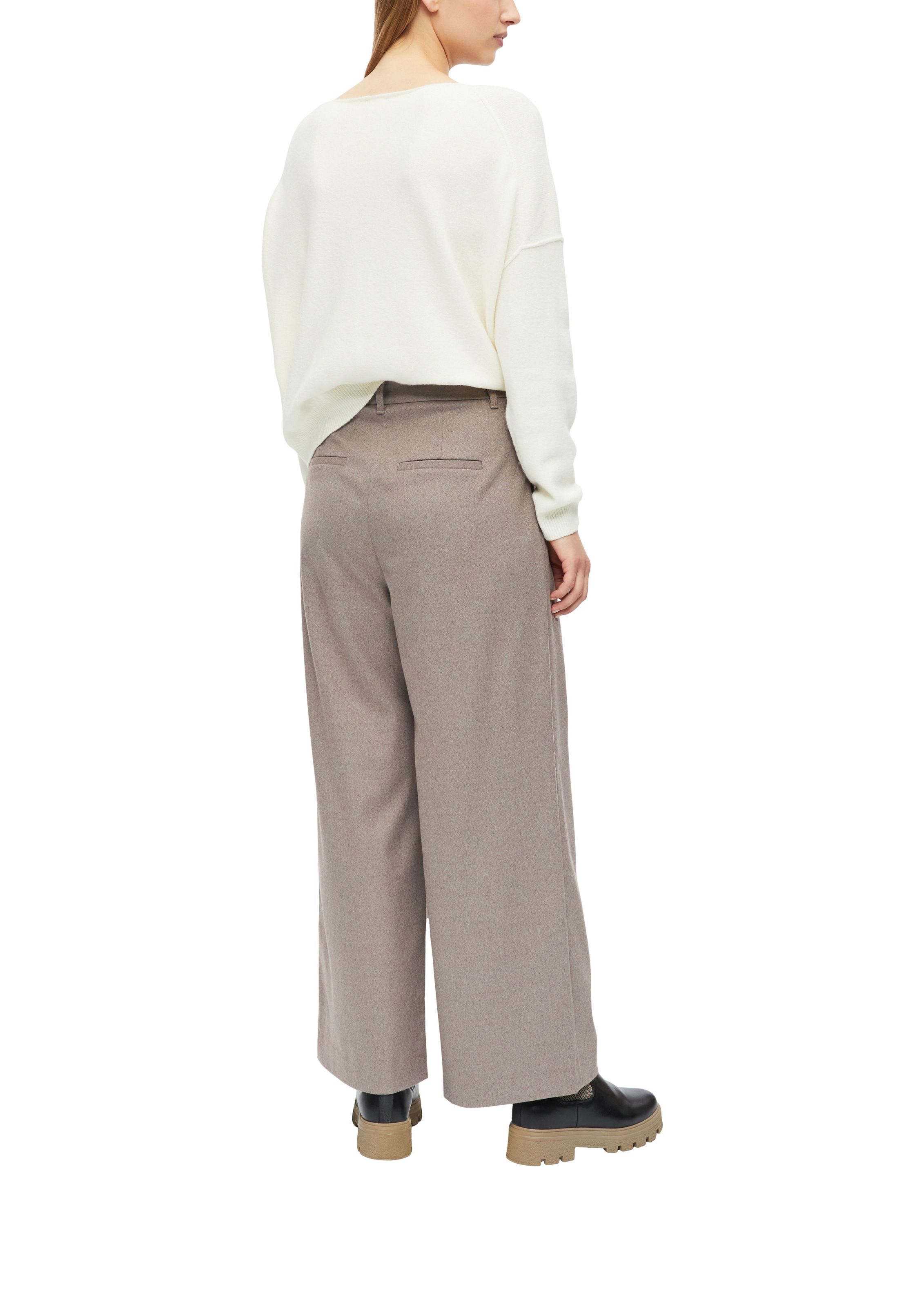 s.Oliver Stoffhose  mit Viskose und Stretch