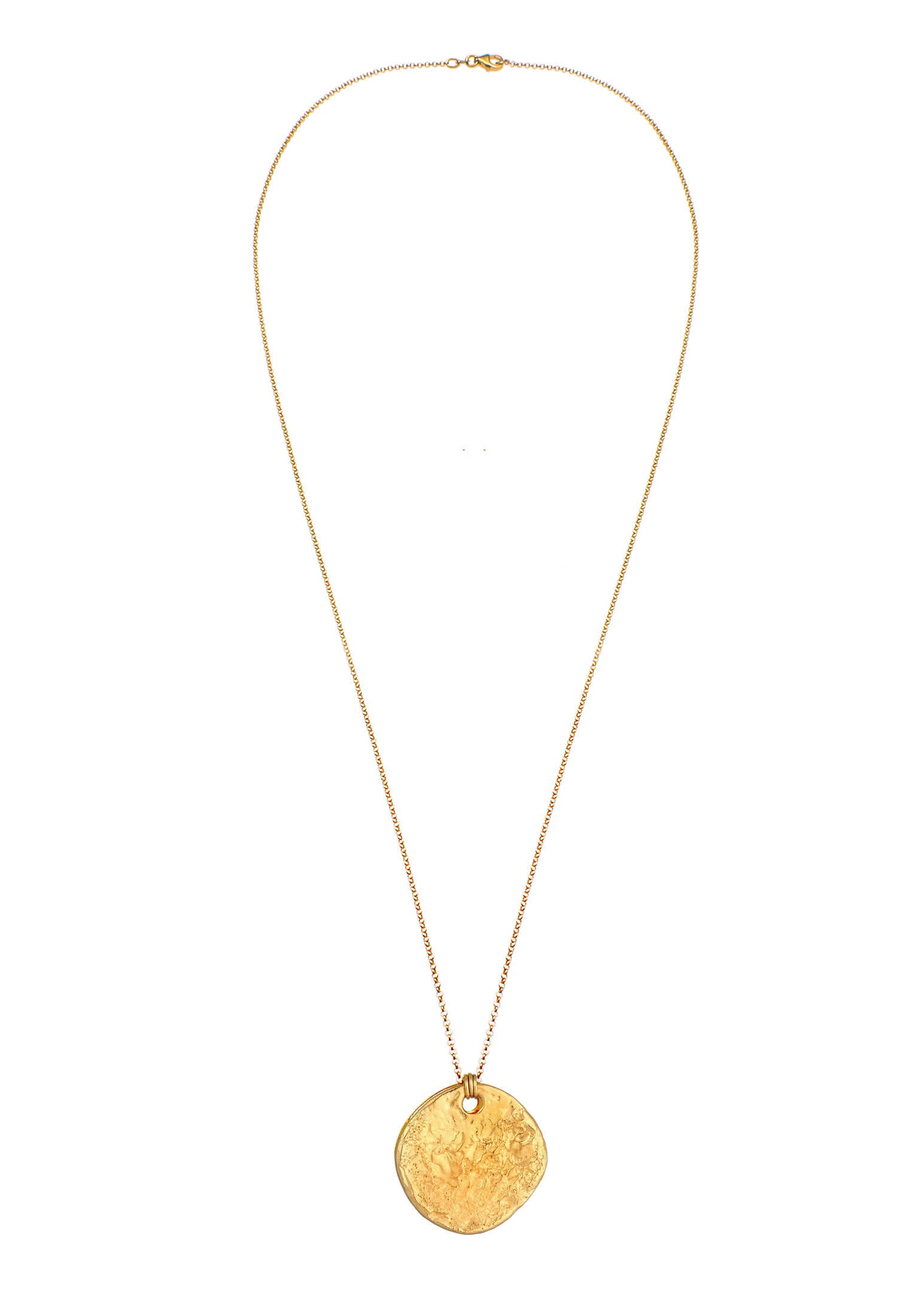 Elli Lange Kette »Halskette Kugelkette Plättchen Coin Organic 925 Silber«